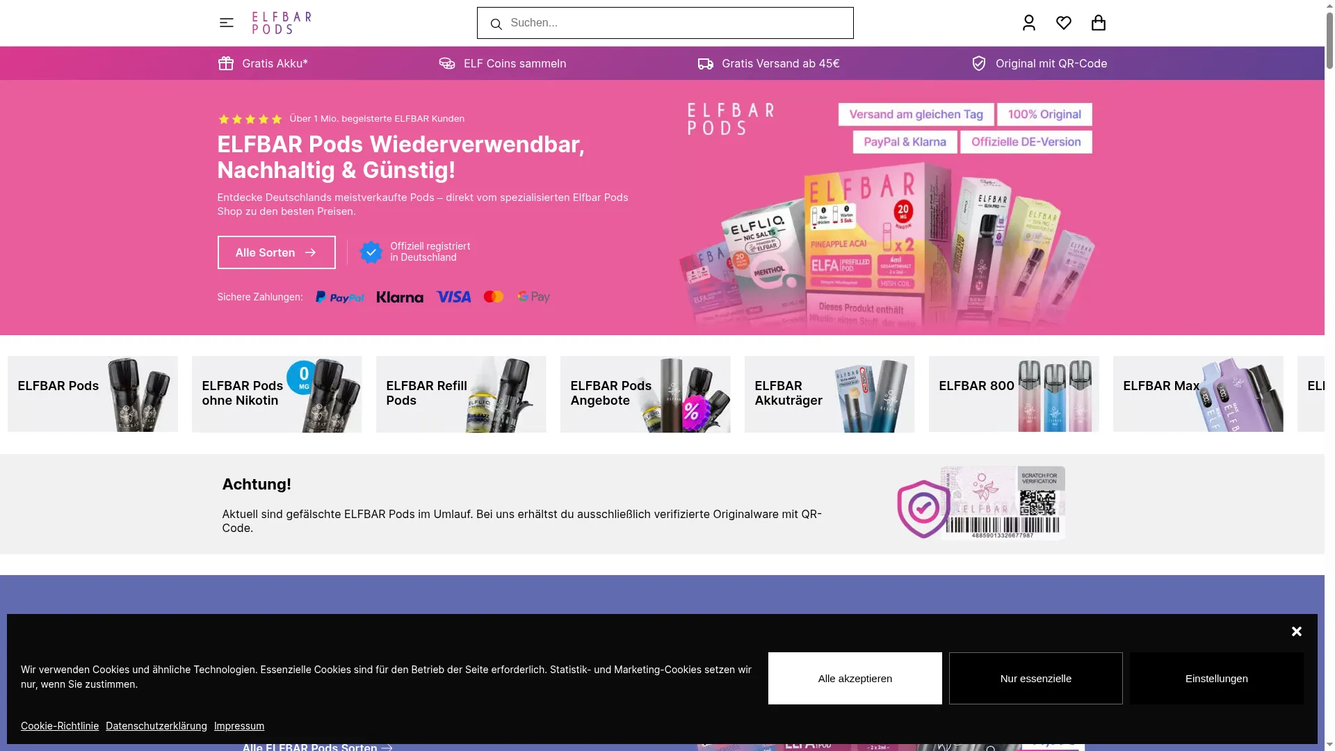 Elfbarpods.de