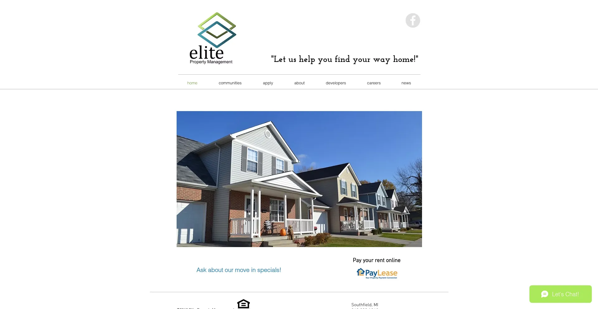 Website screenshot of Elitep-m.com