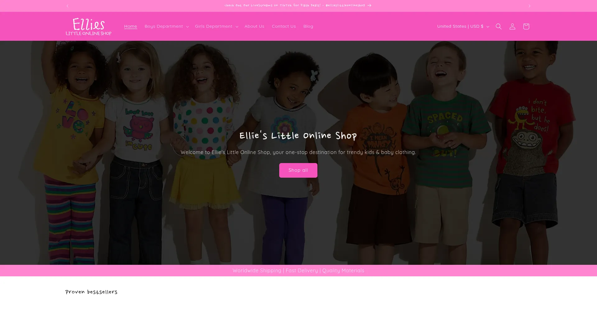Ellieslittleonlineshop.co.uk