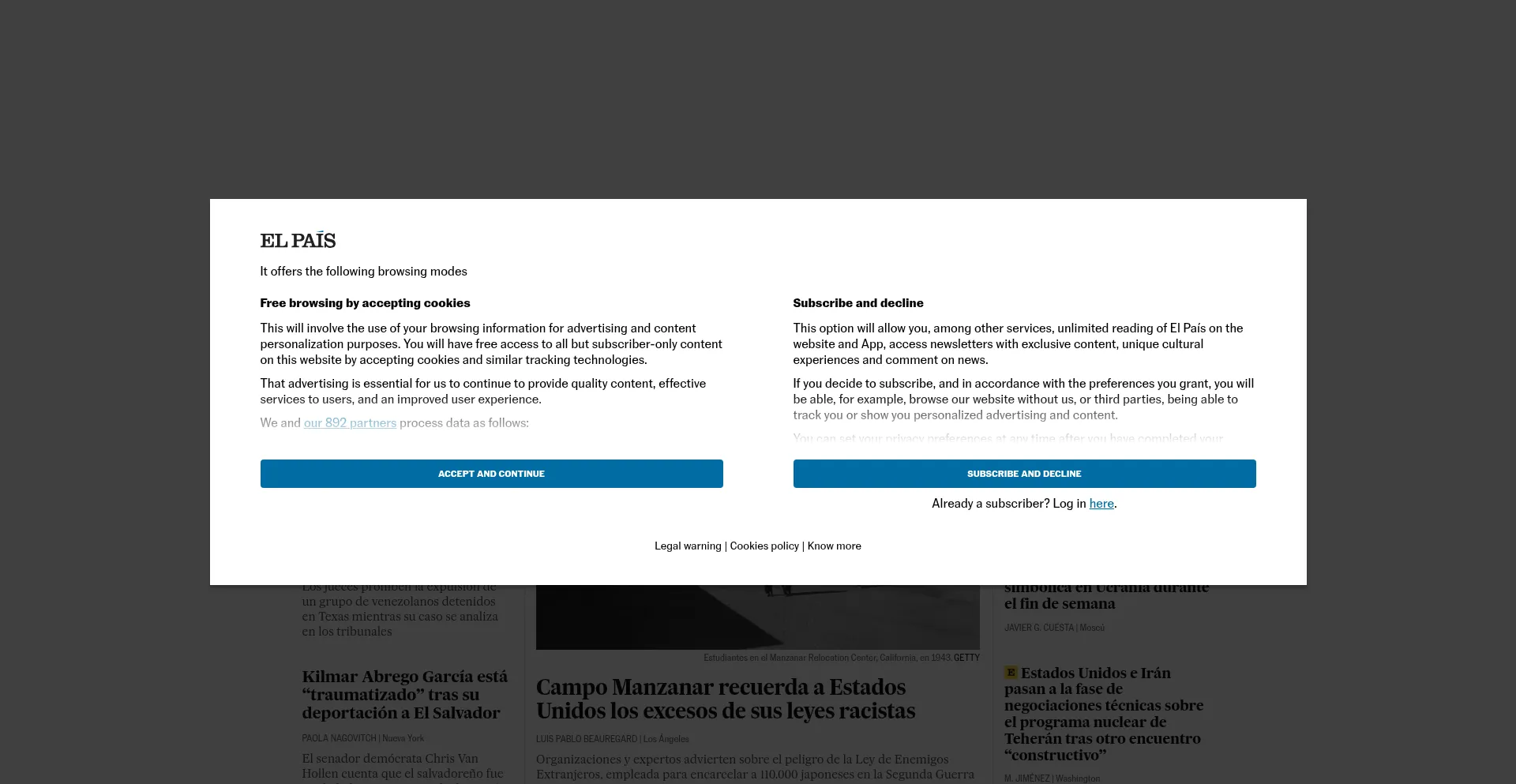 Elpais.es Screenshot