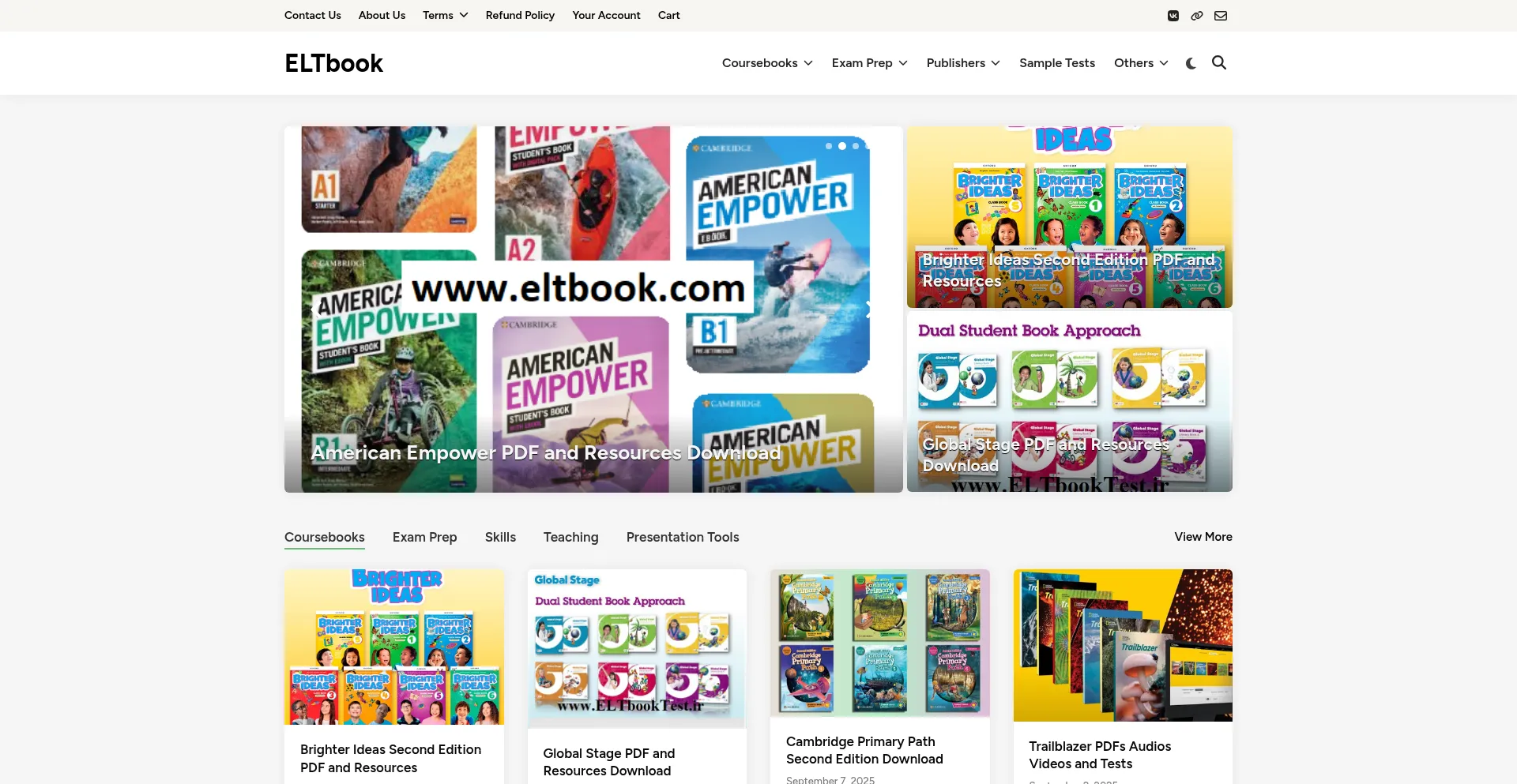 Eltbook.com Screenshot