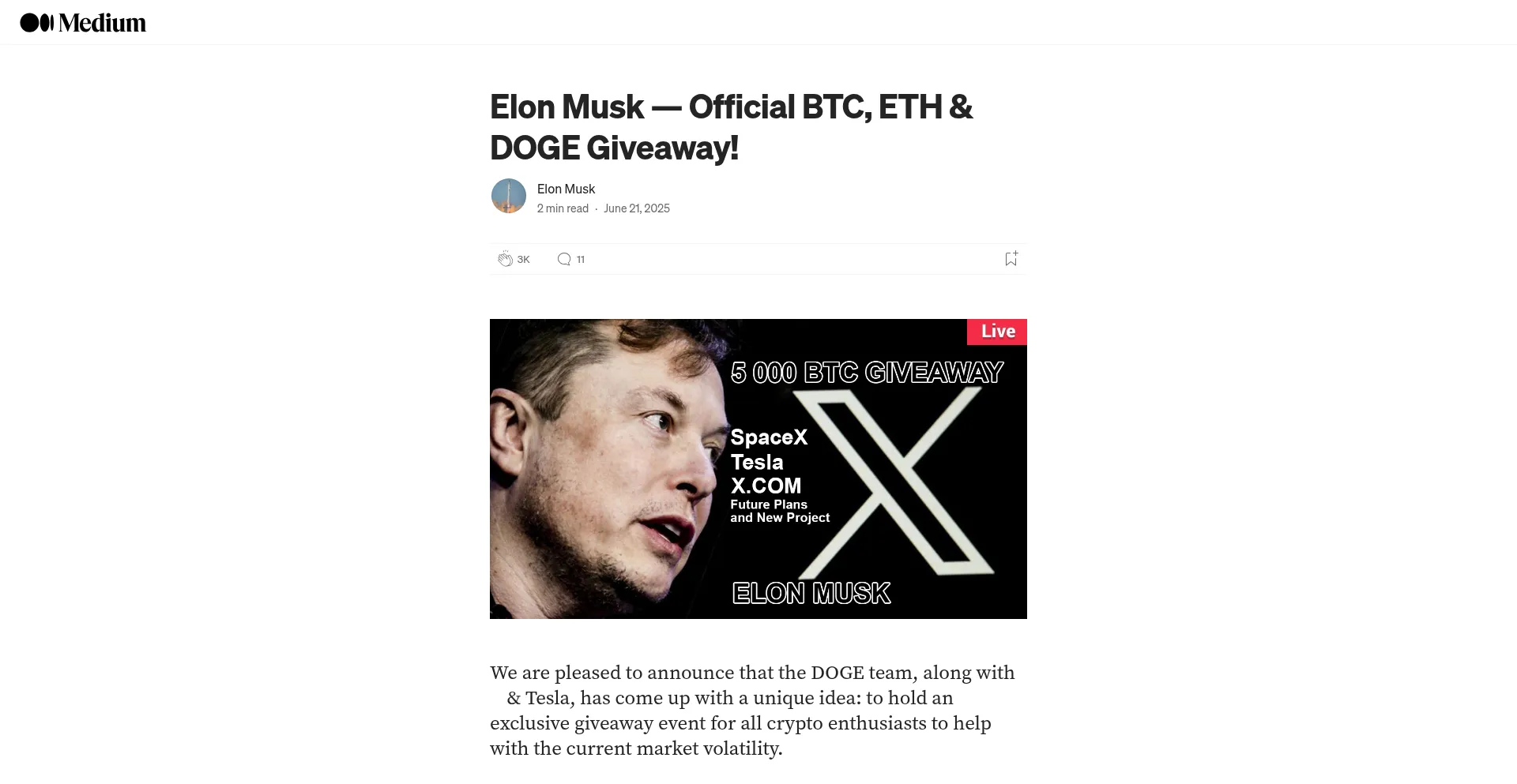 Website screenshot of Emdoge.com