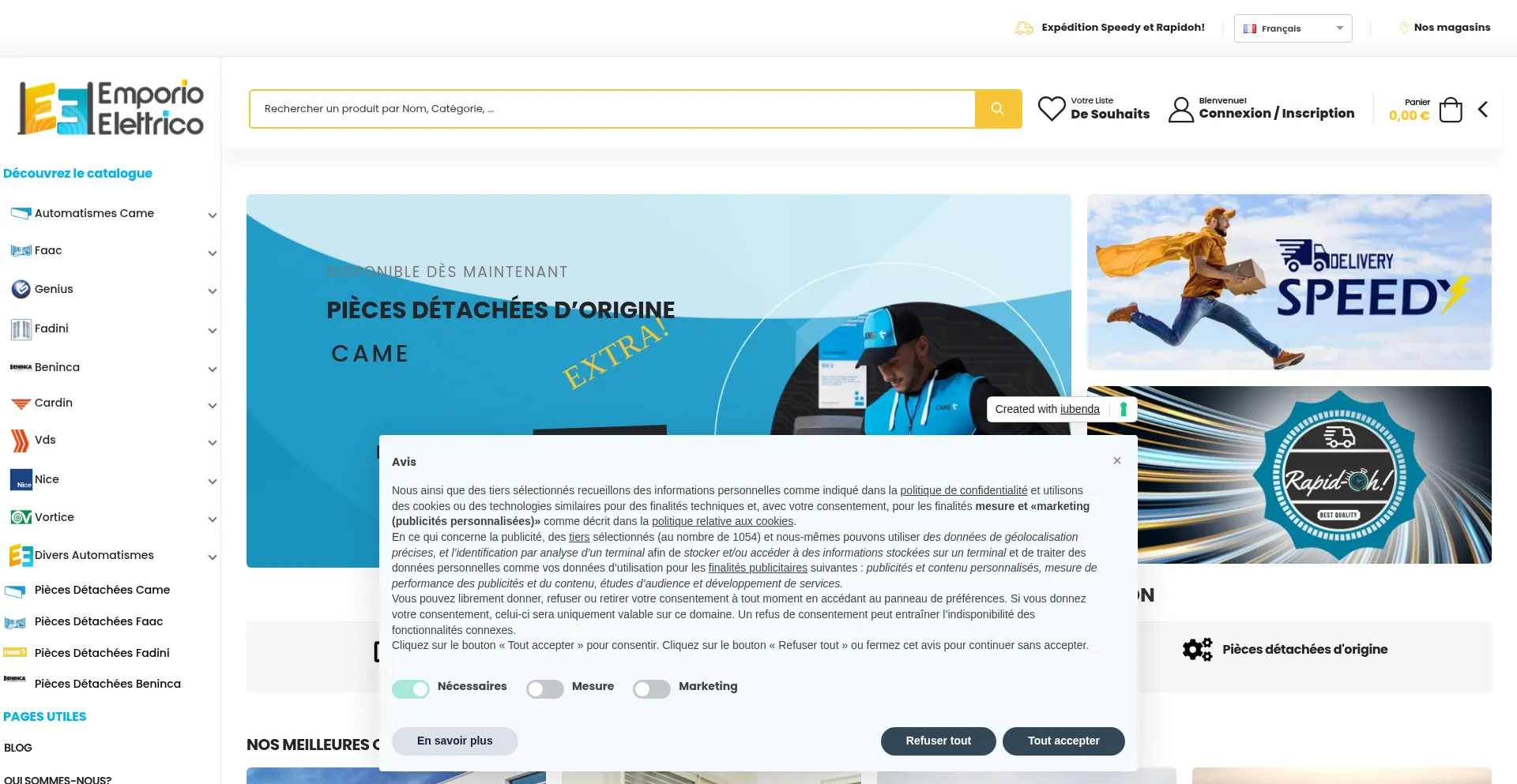 Emporio-elettrico.fr Screenshot