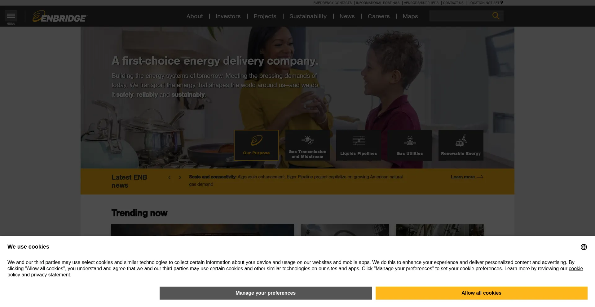 Ist Enbridge.com sicher und vertrauenswürdig?