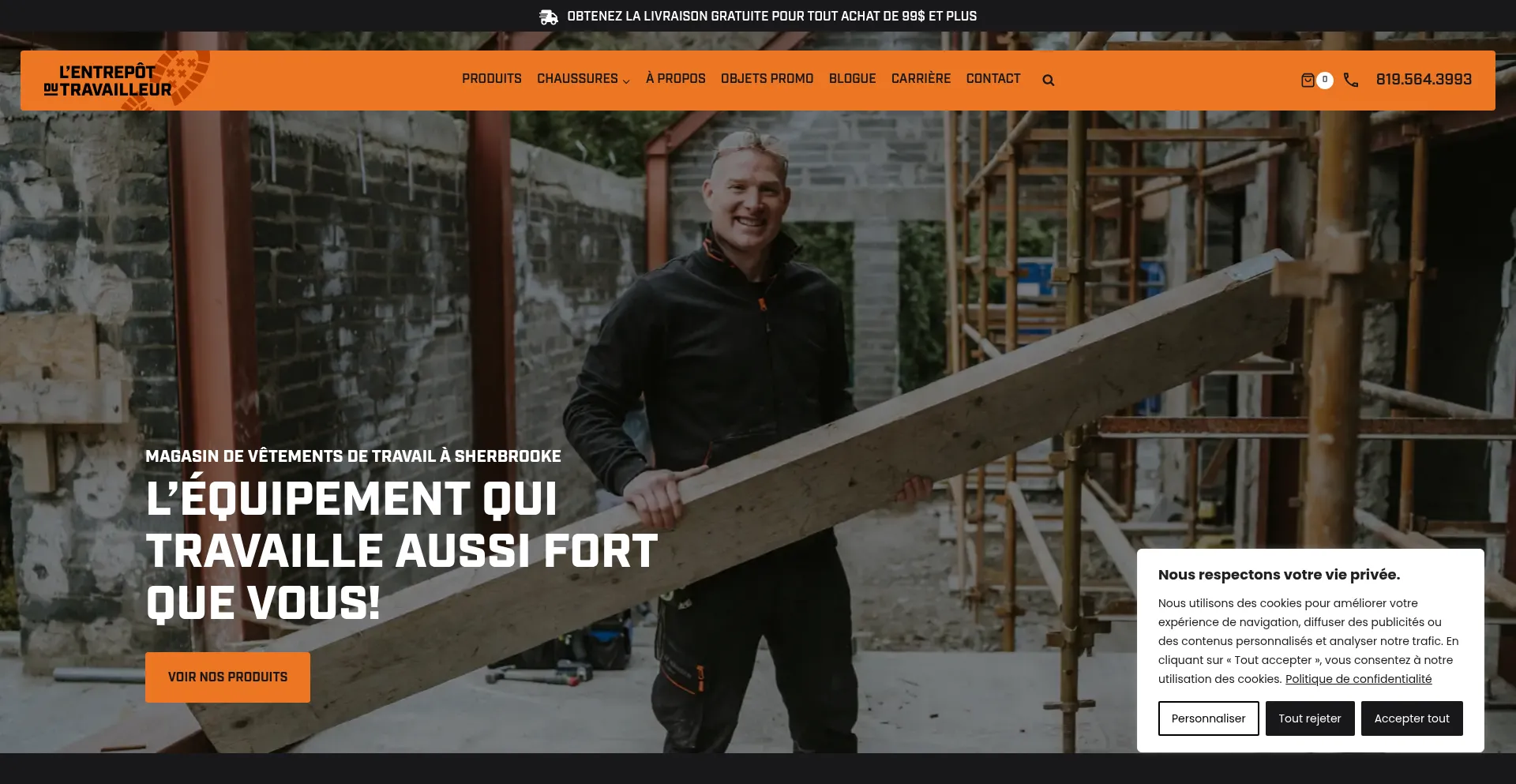 Ist Entrepotdutravailleur.com sicher und vertrauenswürdig?