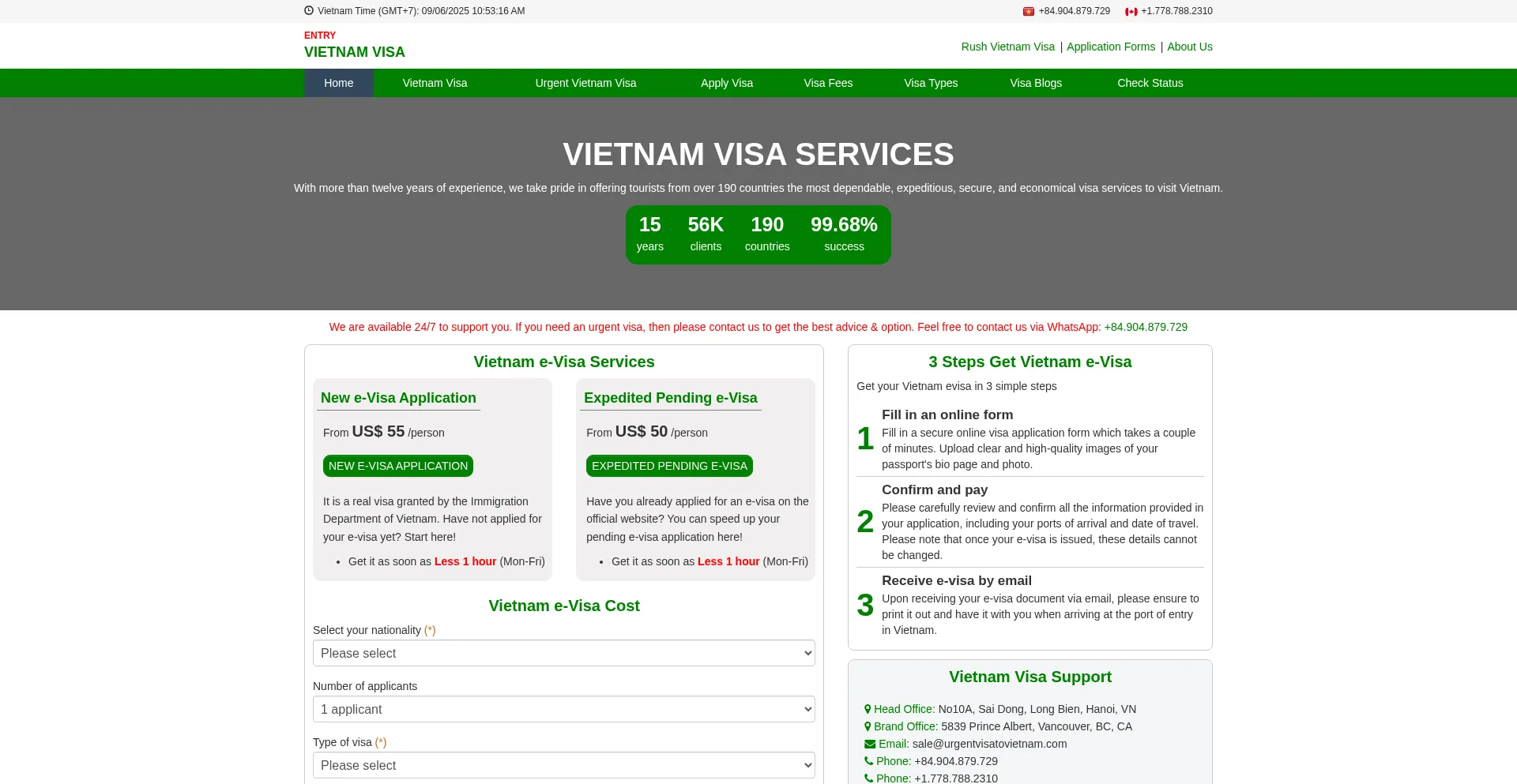 Ist Entryvietnamvisa.com sicher und vertrauenswürdig?