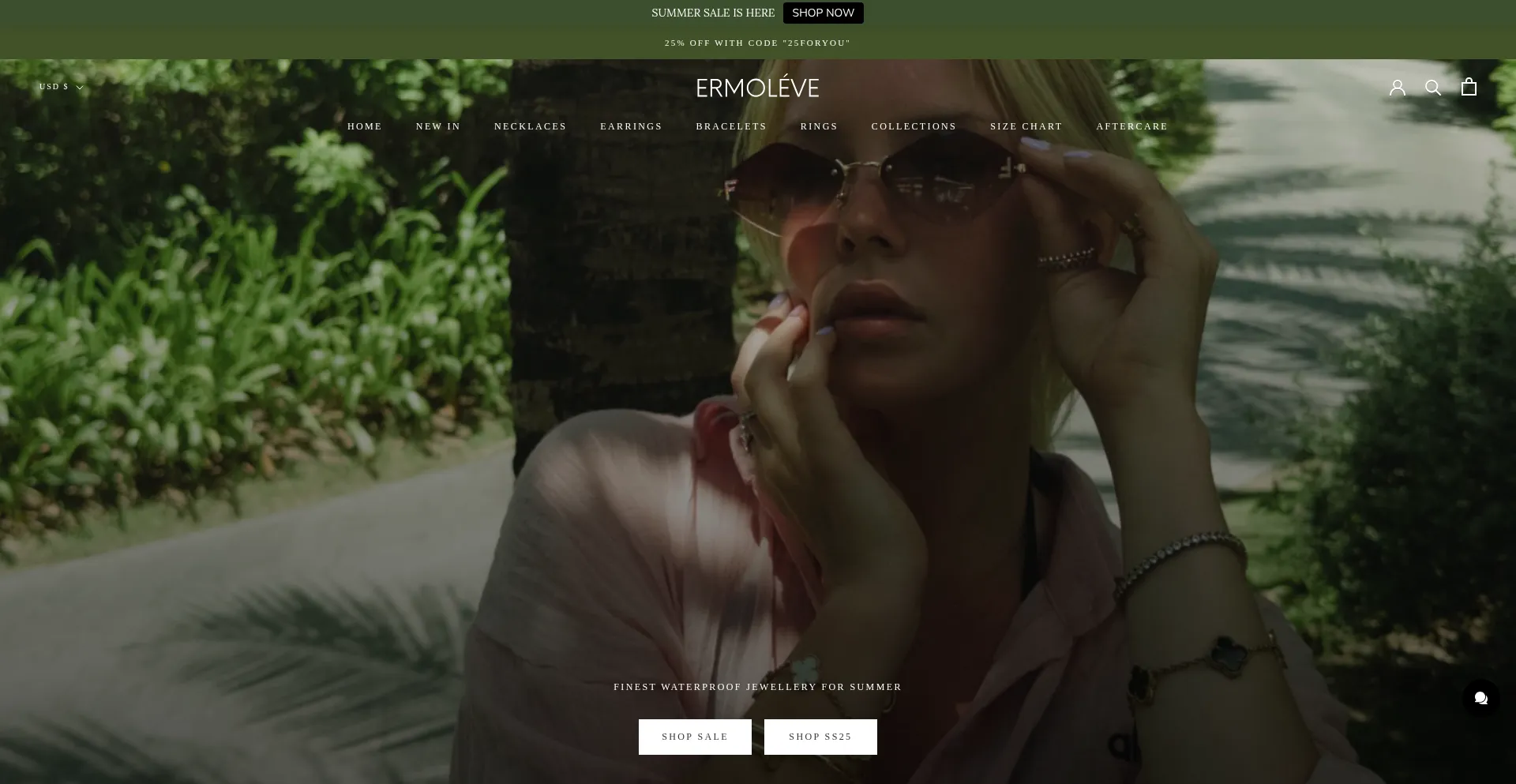 Website screenshot of Ermoleve.com