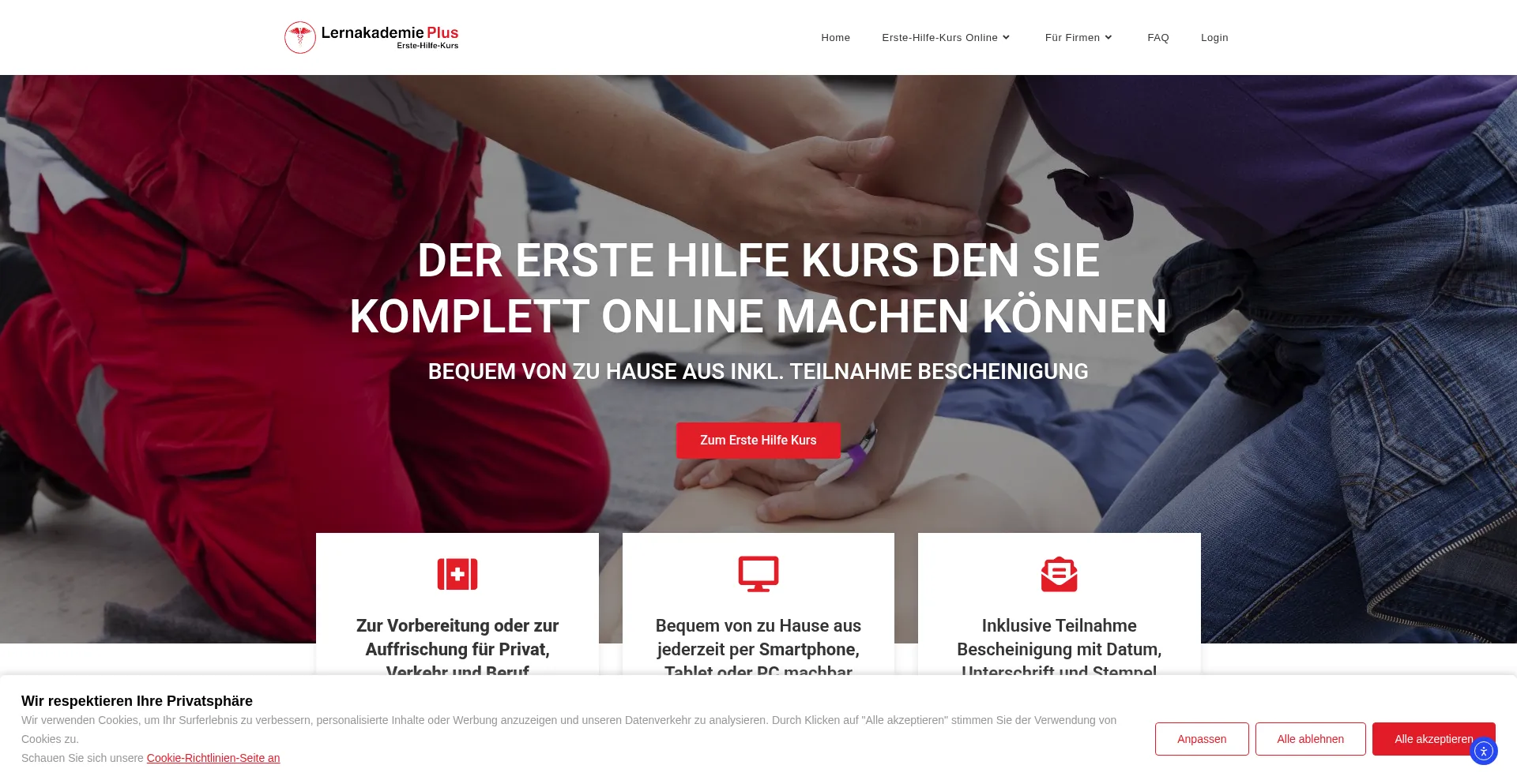 Ist Erste-hilfe-kurs-online.de sicher und vertrauenswürdig?