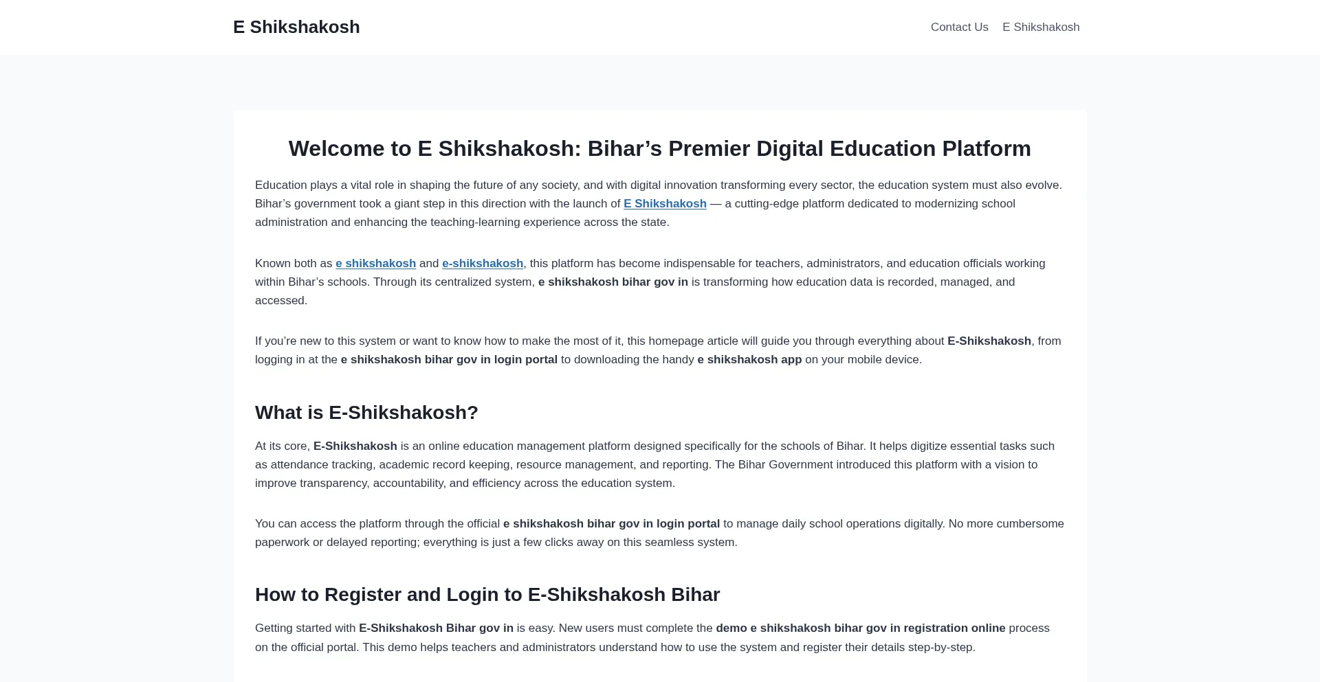Eshikshakosh.com.co Screenshot