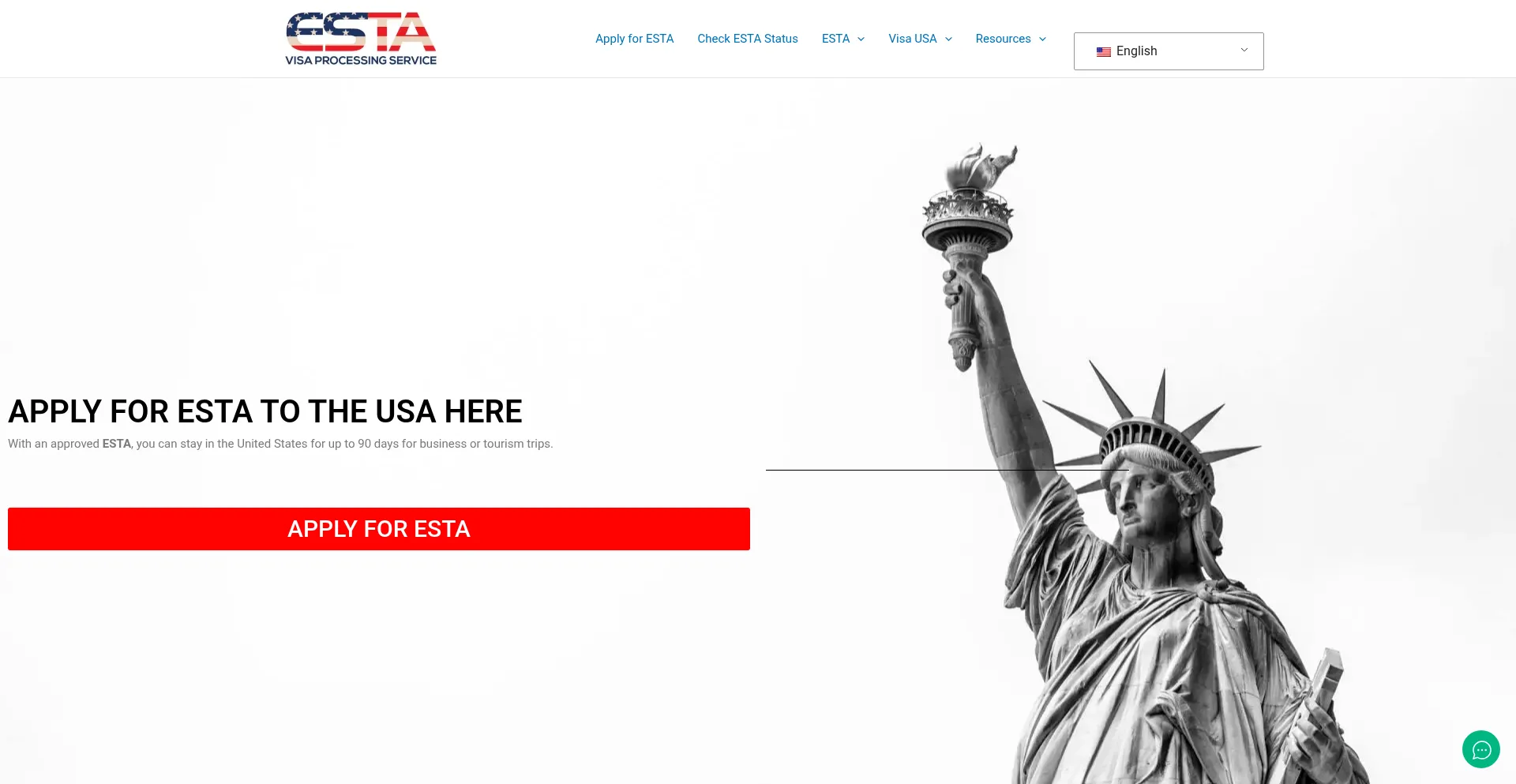 Website screenshot of Esta-service.us