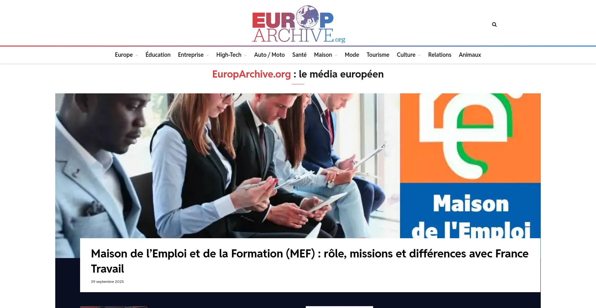 Europarchive.org Screenshot