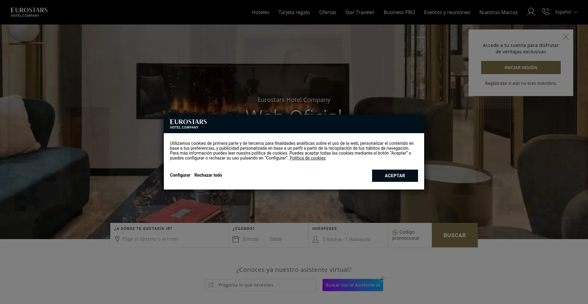 Eurostarshotelcompany.com
