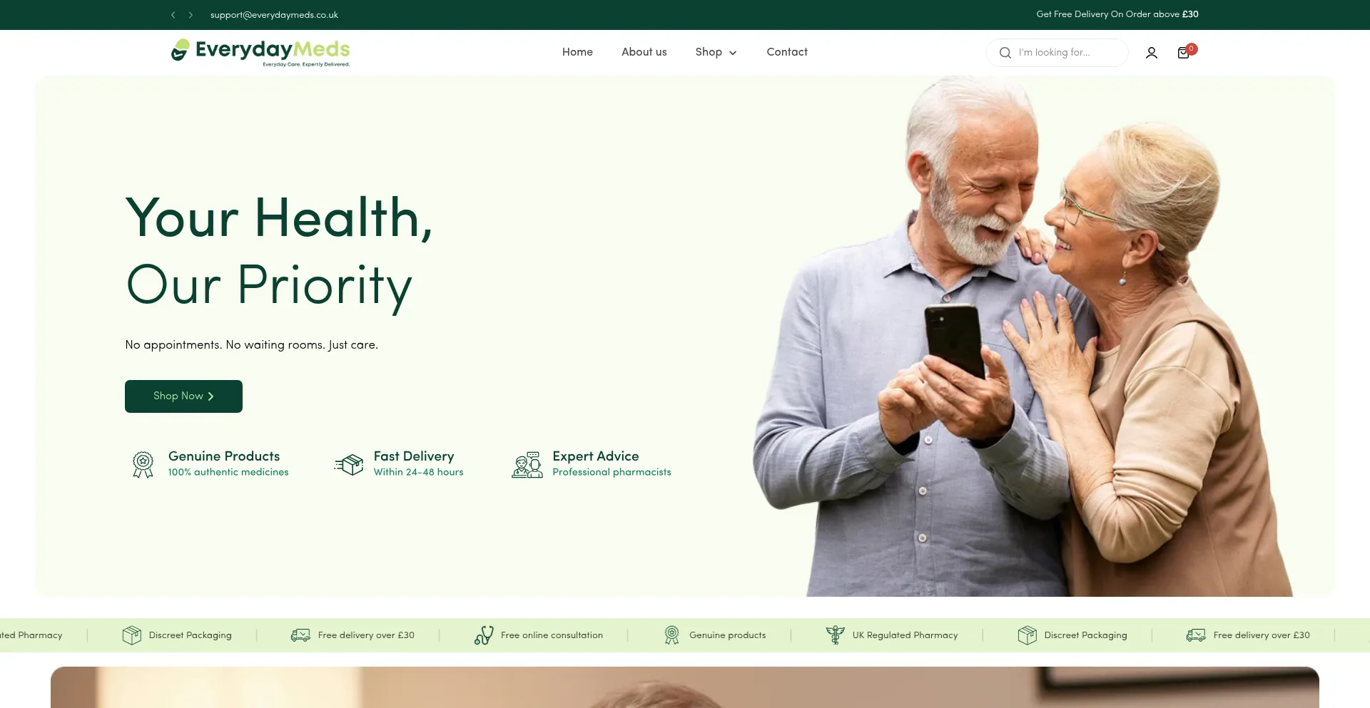 Ist Everydaymeds.co.uk sicher und vertrauenswürdig?