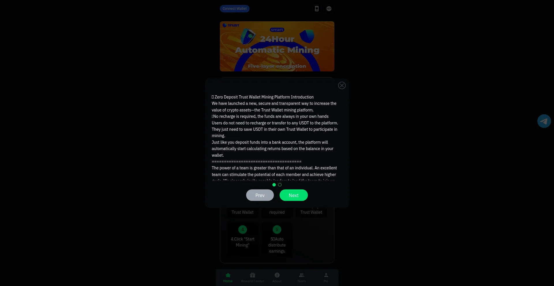 Evmminer.net Screenshot