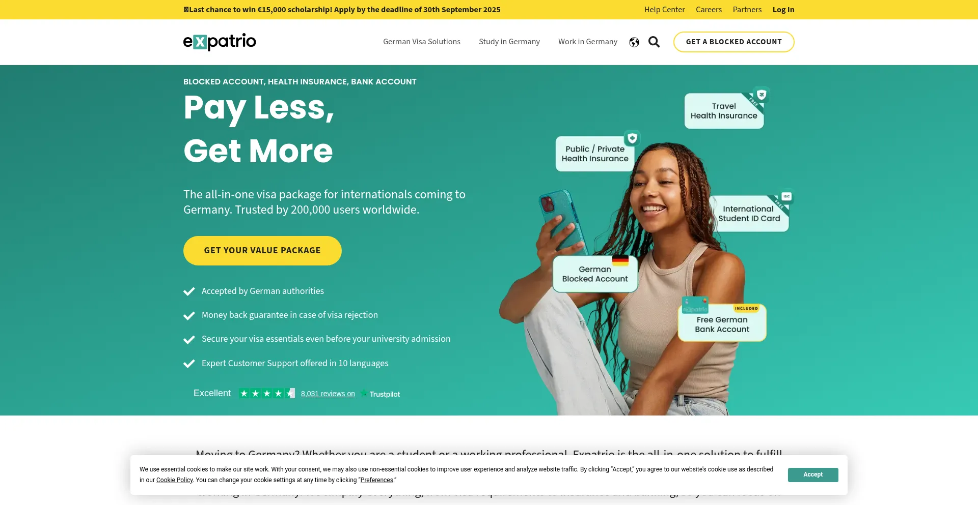 Expatrio.com Screenshot