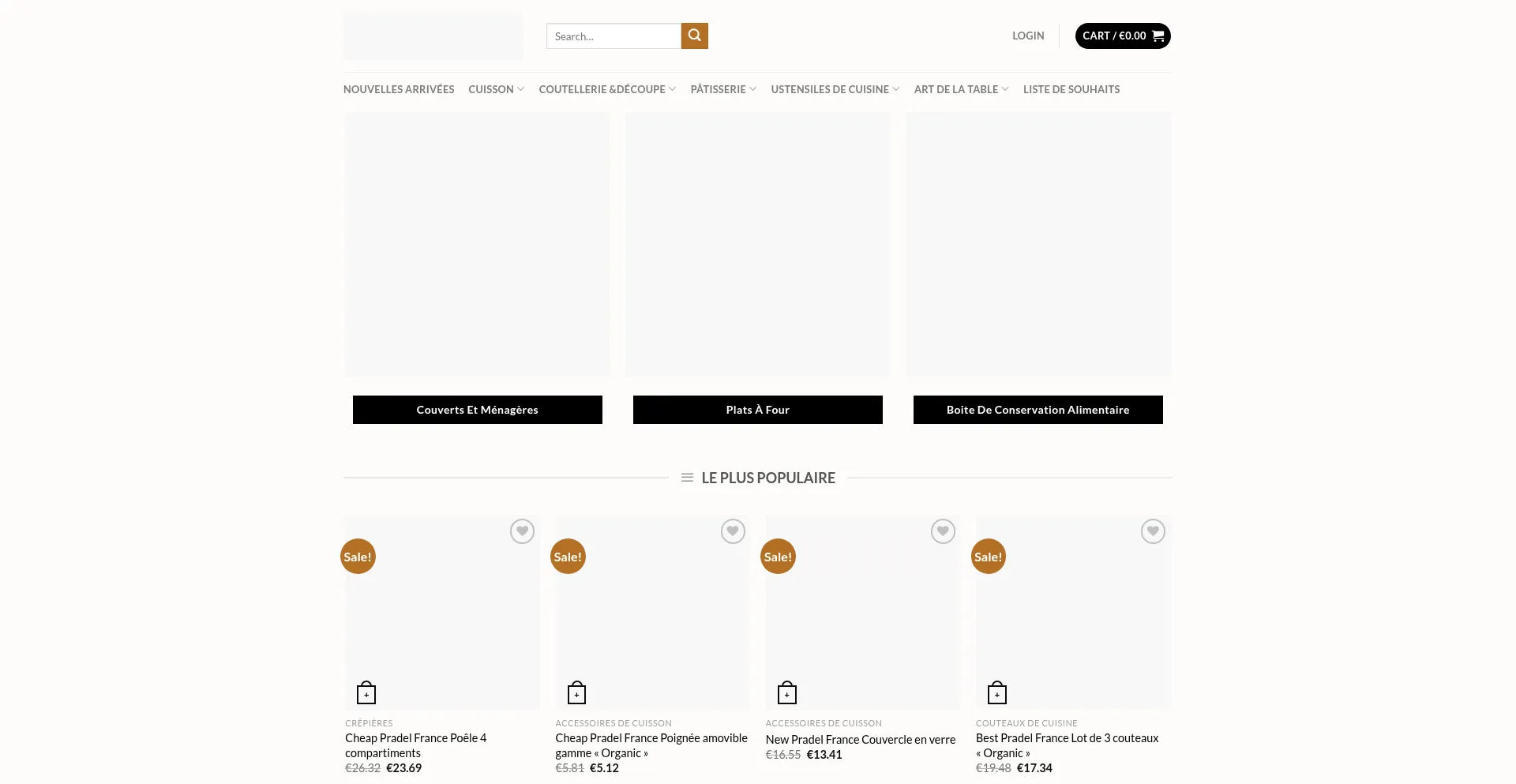 Website screenshot of Expertencuisine.com