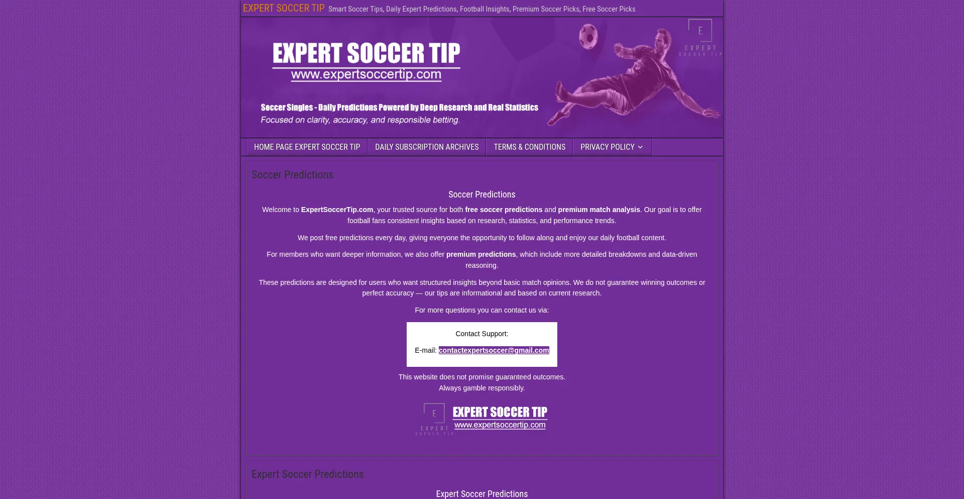 Expertsoccertip.com