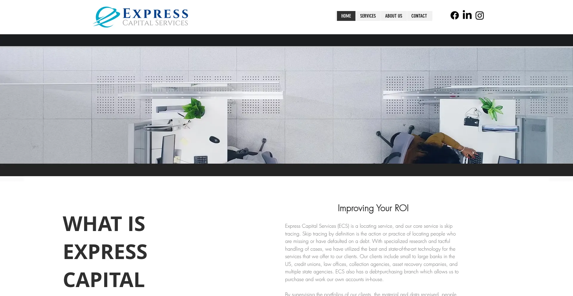 Website screenshot of Expresscapitalservices.com