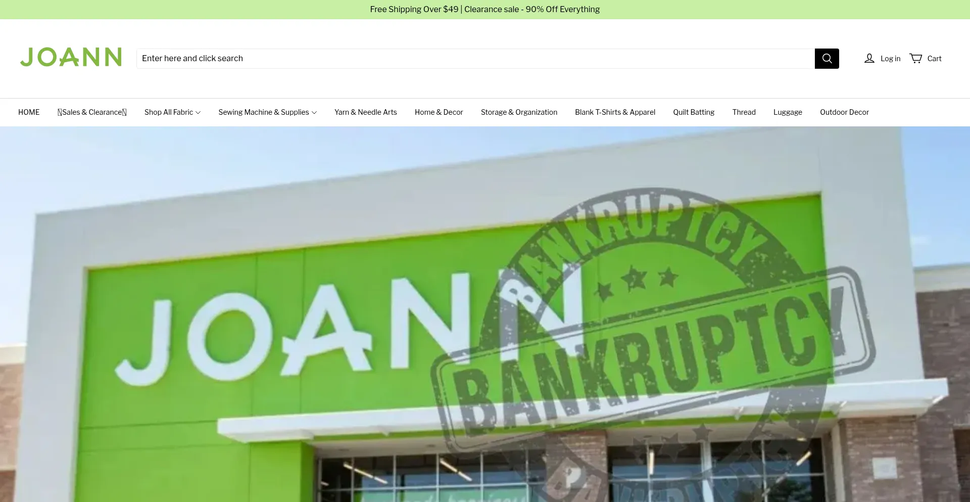 Website screenshot of Fabfabr.shop