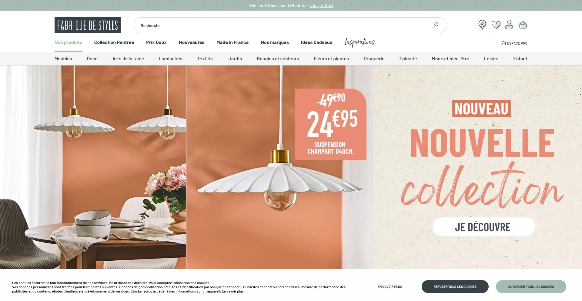 Fabriquedestyles.com Screenshot