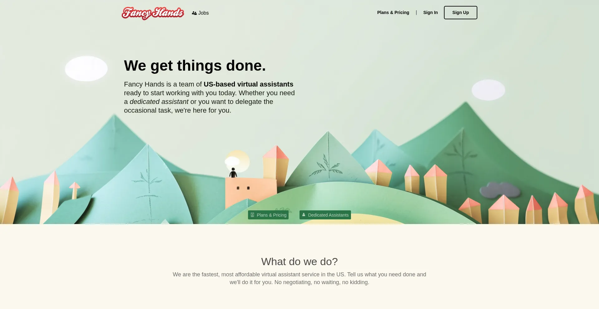 Fancyhands.com Screenshot