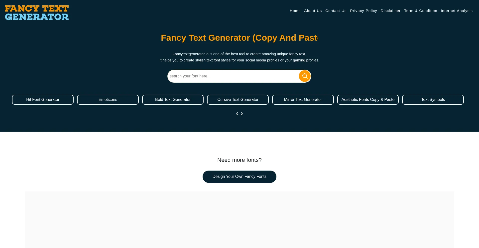 Fancytextgenerator.io