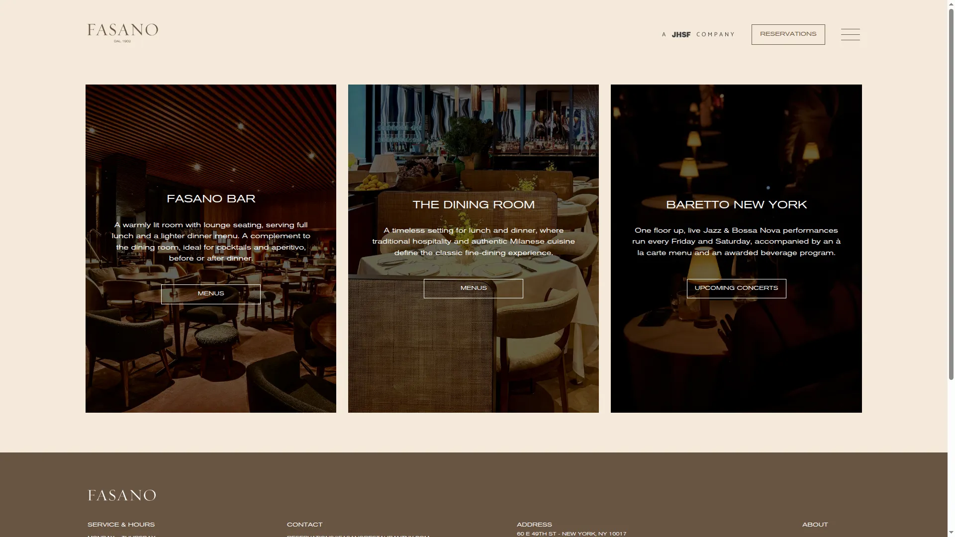Fasanorestaurantny.com