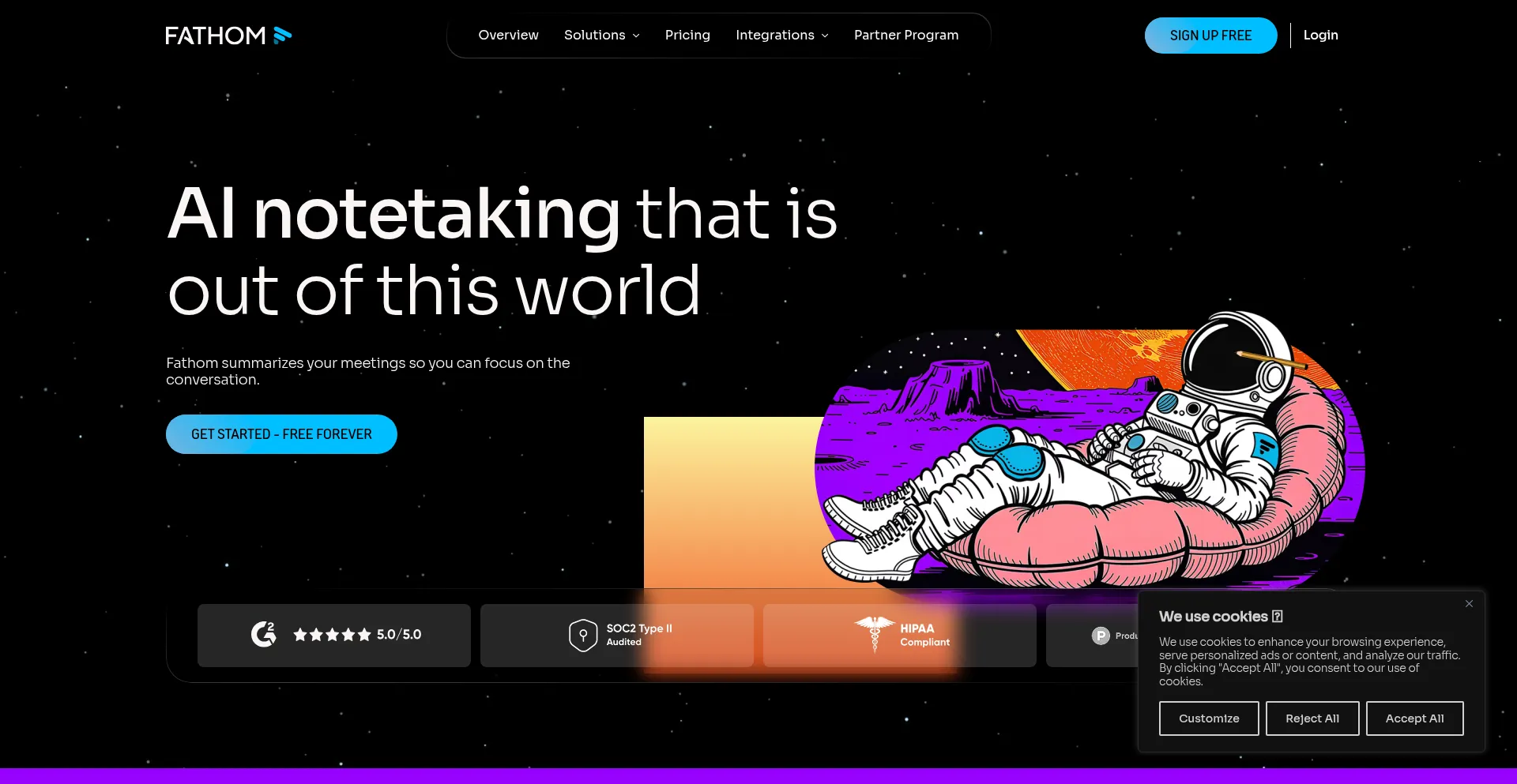 Fathom.ai Screenshot