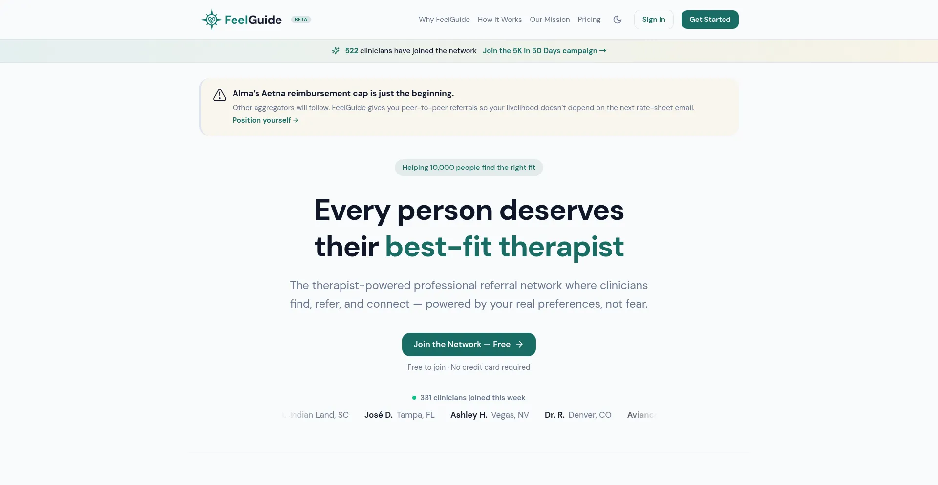 Feelguide.network
