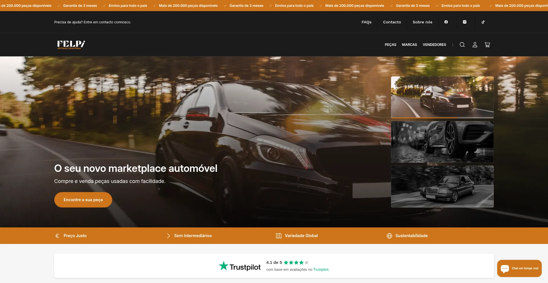 Felpi.pt Screenshot