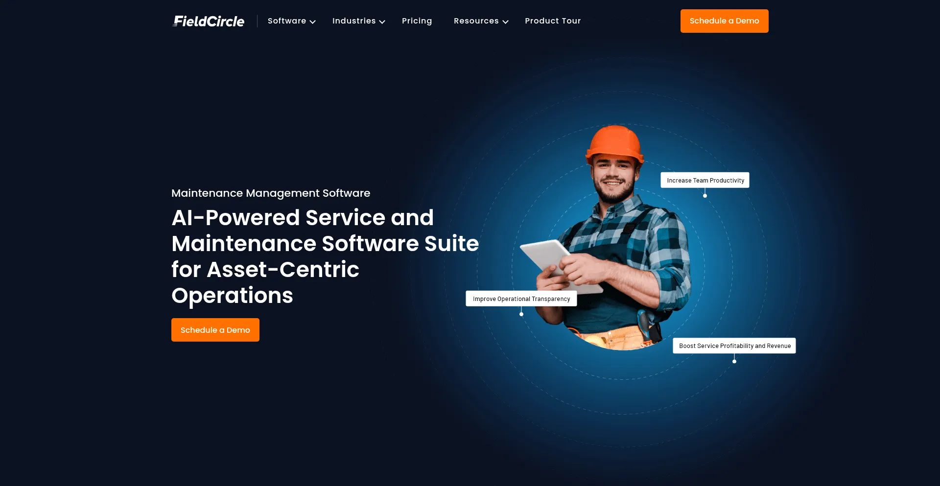 Website screenshot of Fieldcircle.com