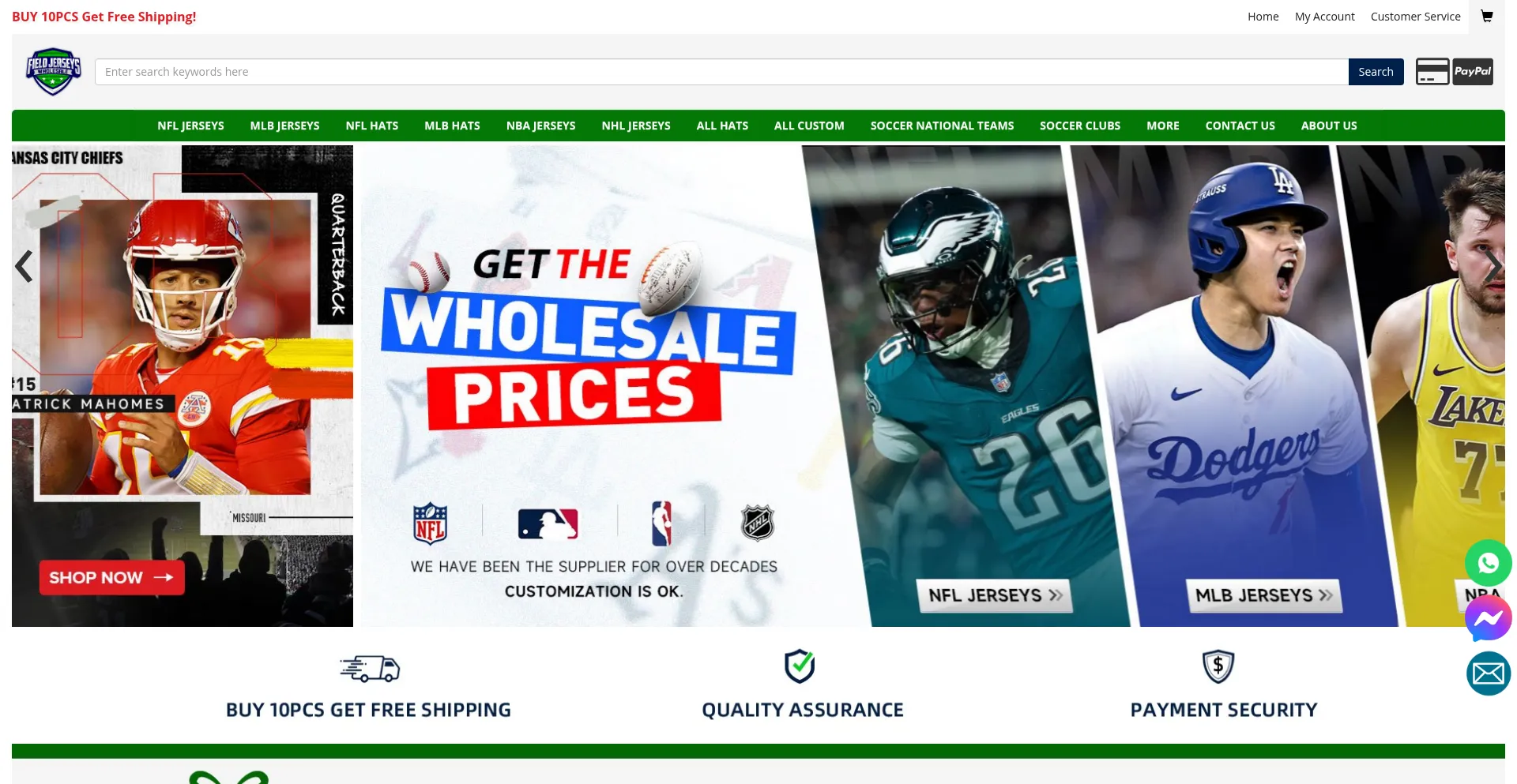 Fieldjerseyswholesale.com