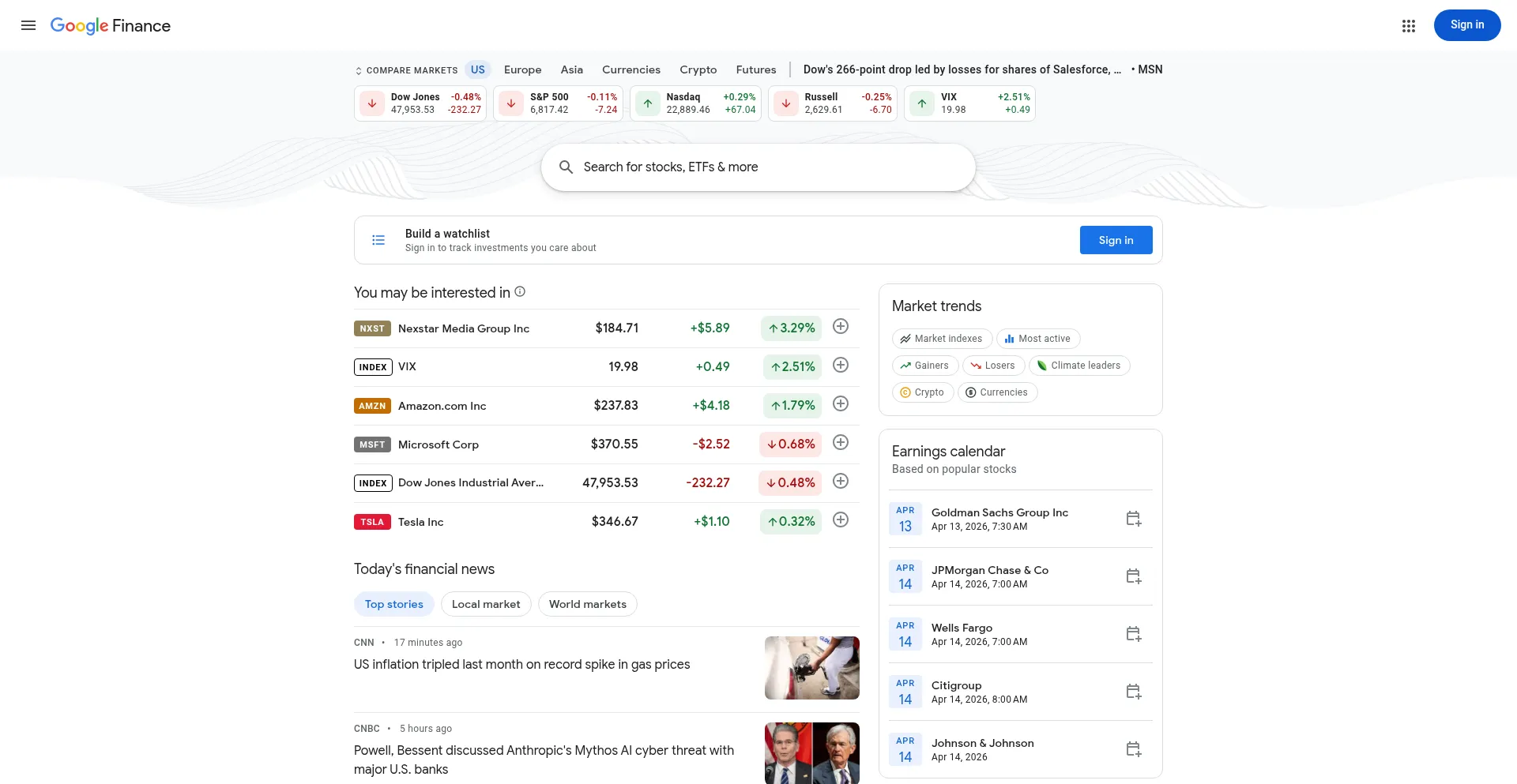 Finance.google.com
