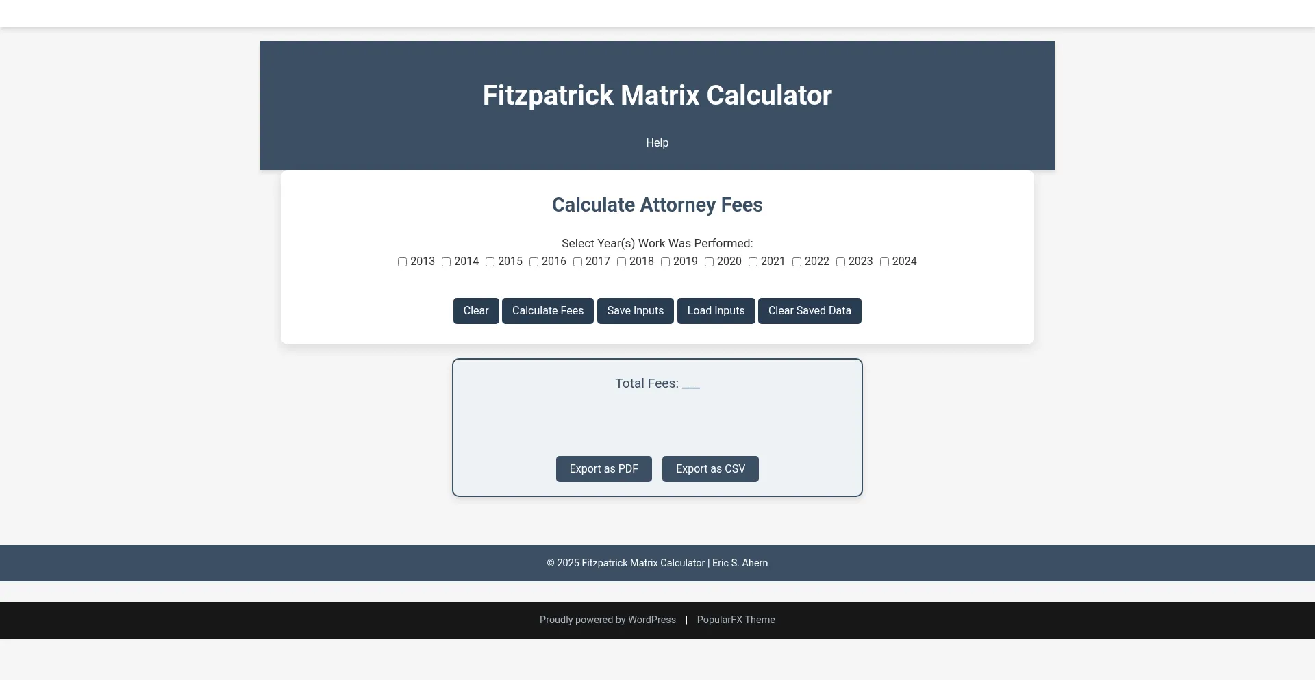 Fitzcalc.org