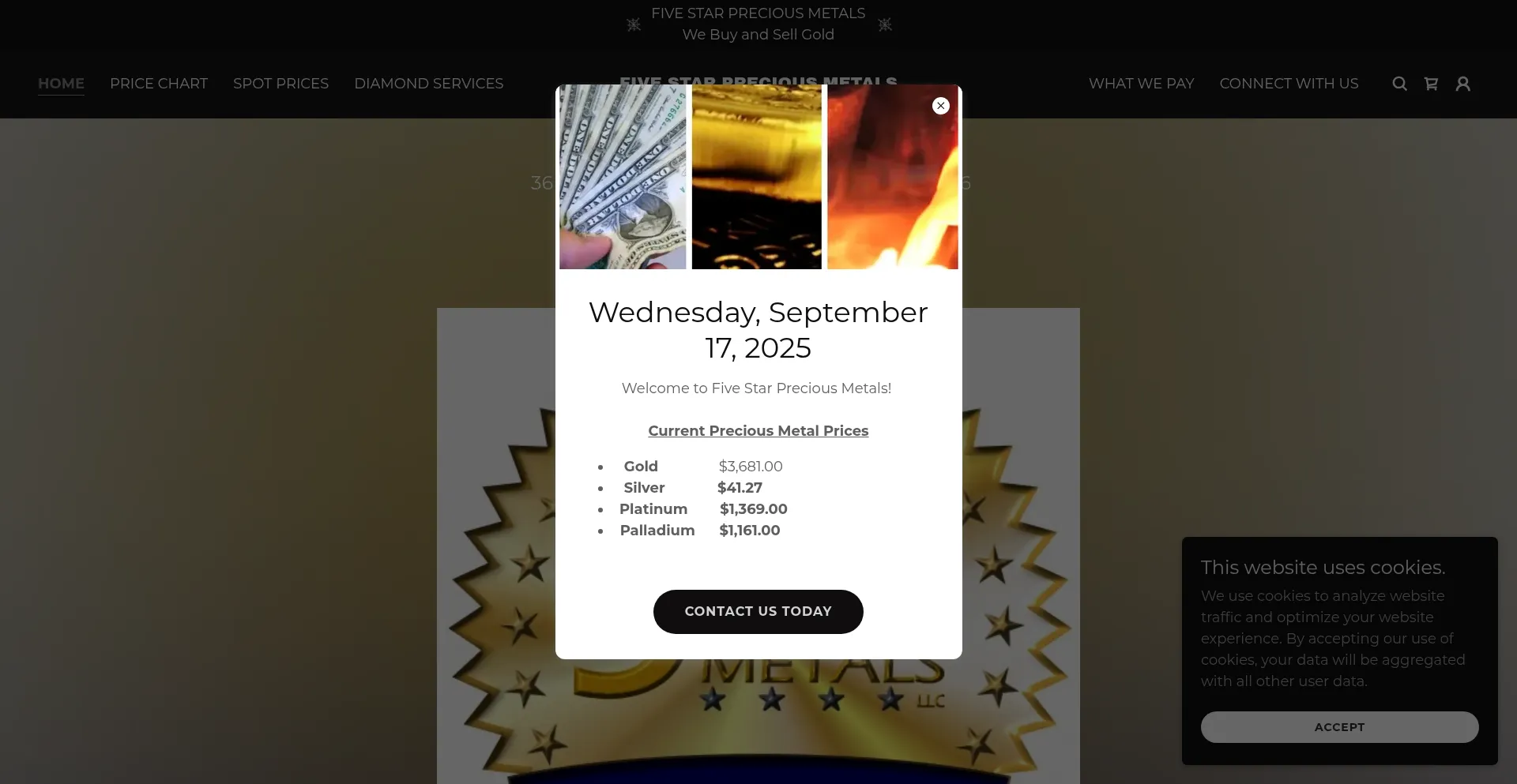 Ist Fivestarpreciousmetals.com sicher und vertrauenswürdig?