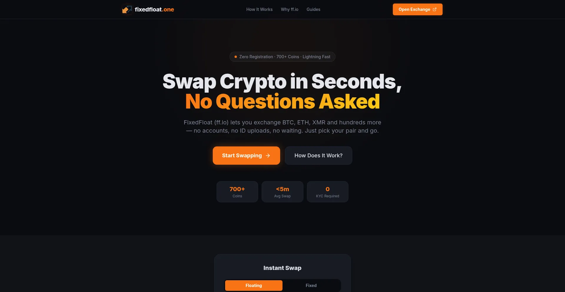 Fixedfloat.one