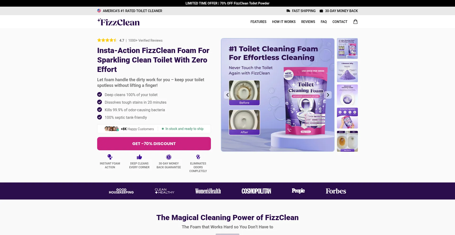 Ist Fizzclean.offeroshop.com sicher und vertrauenswürdig?