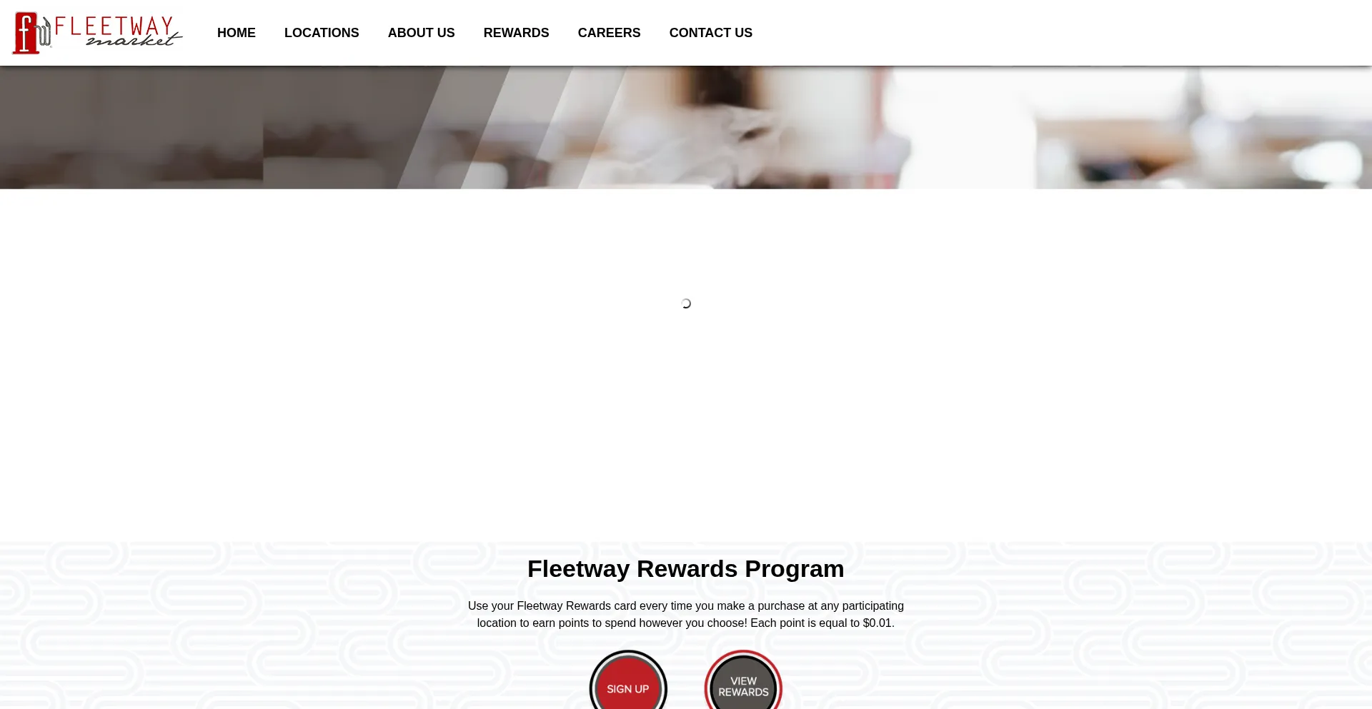 Website screenshot of Fleetwaymarket.com
