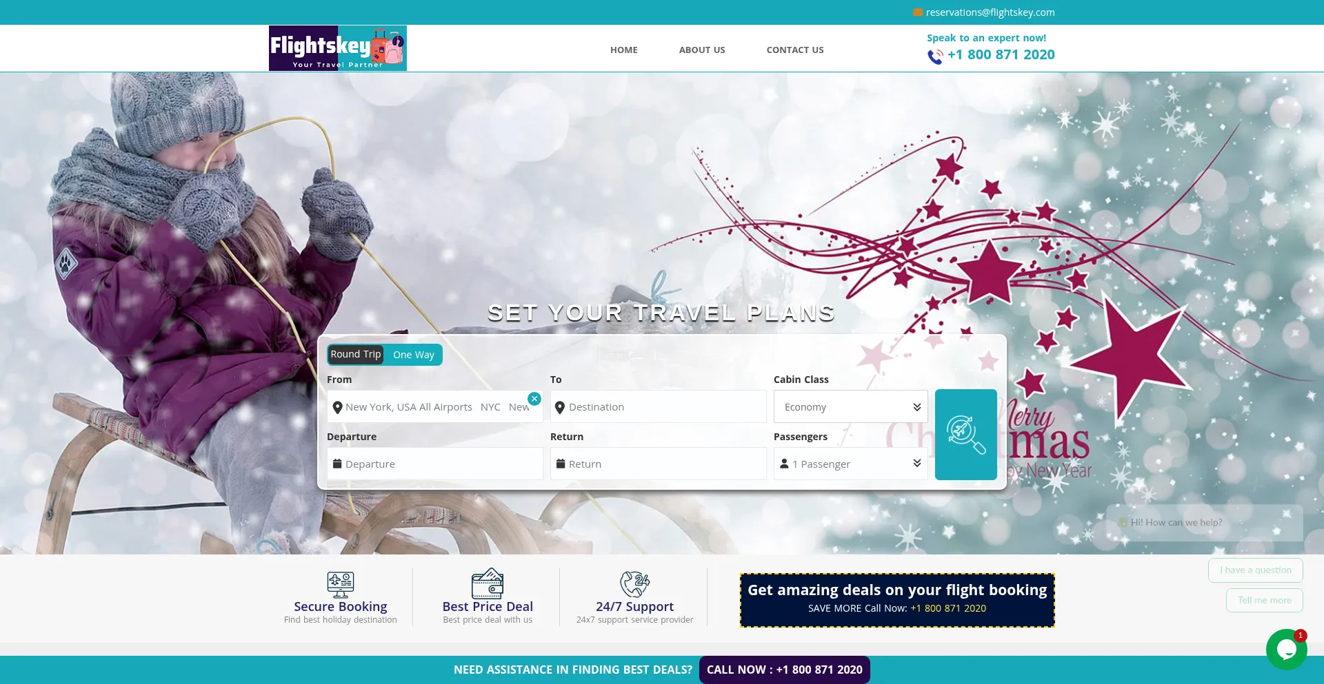 Flightskey.com Screenshot