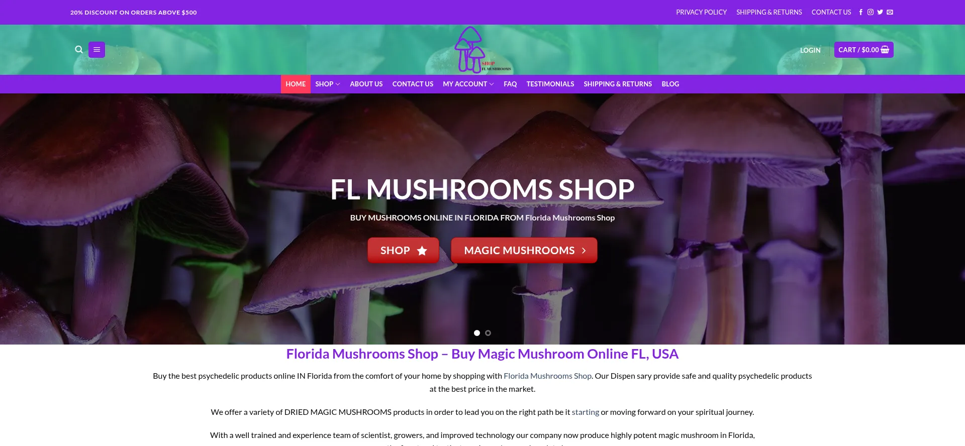 Flmushroomsshop.com