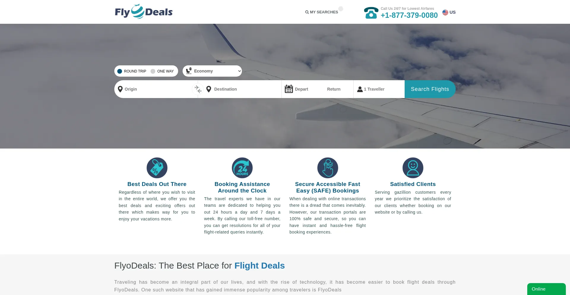 Ist Flyodeals.com sicher und vertrauenswürdig?