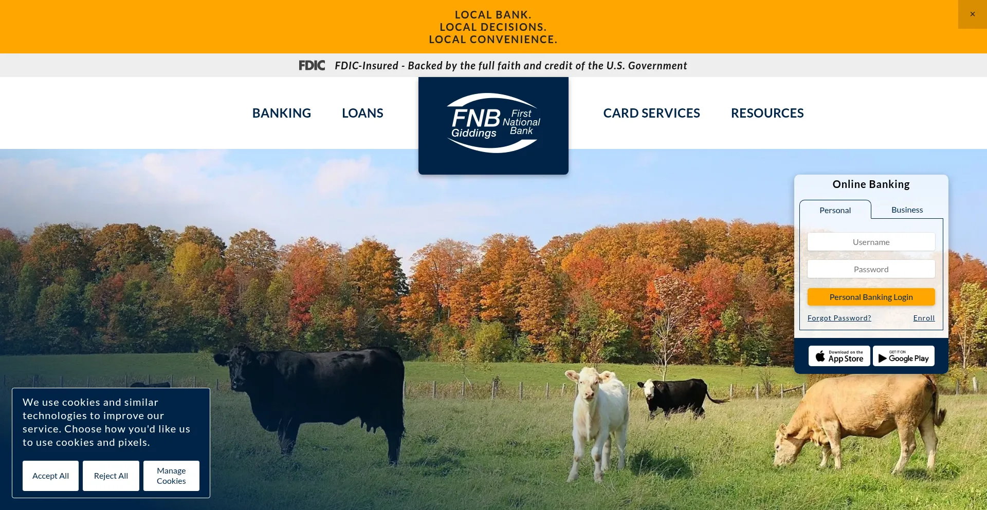 Fnbgiddings.com