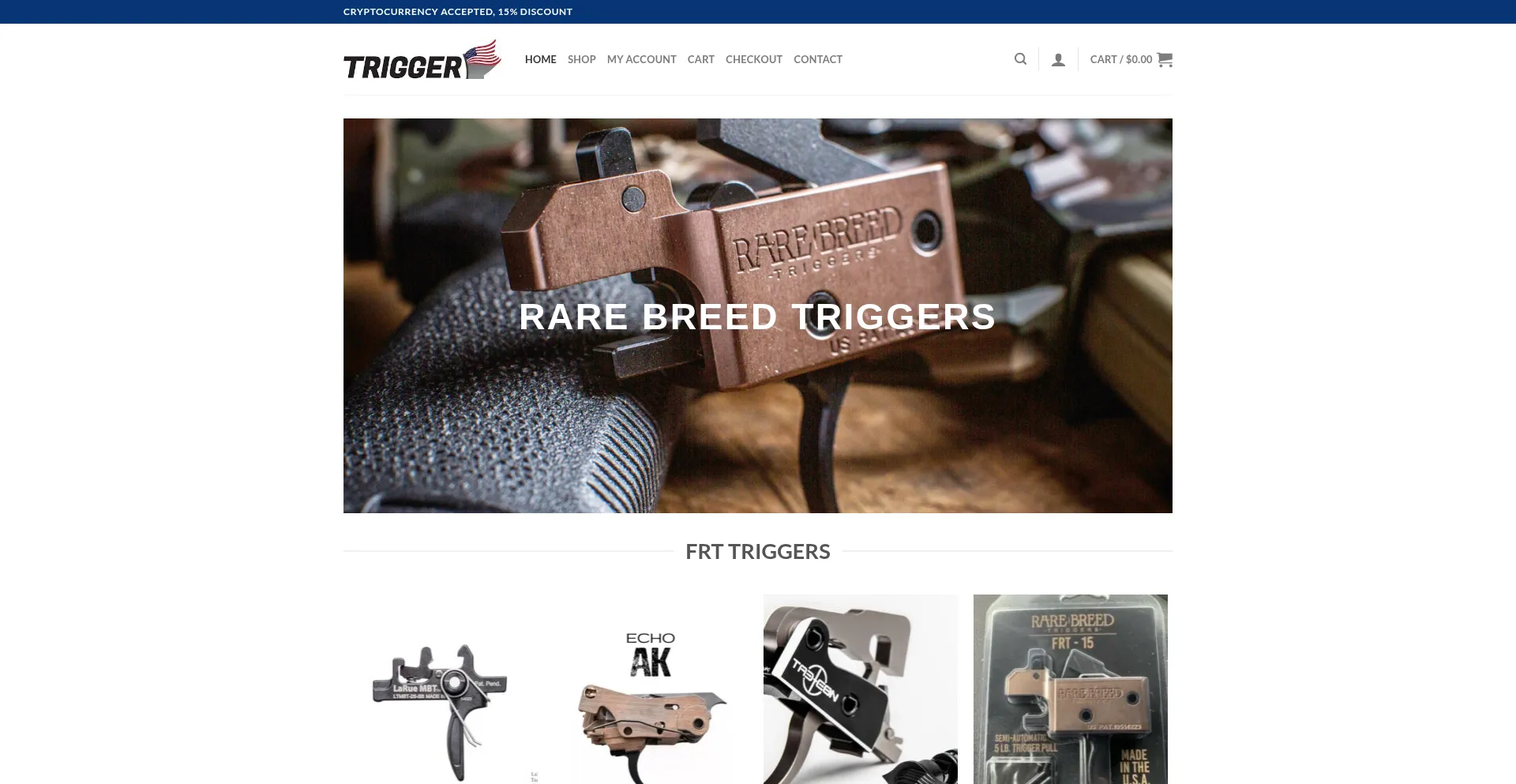 Website screenshot of Forcedresettriggerusa.com