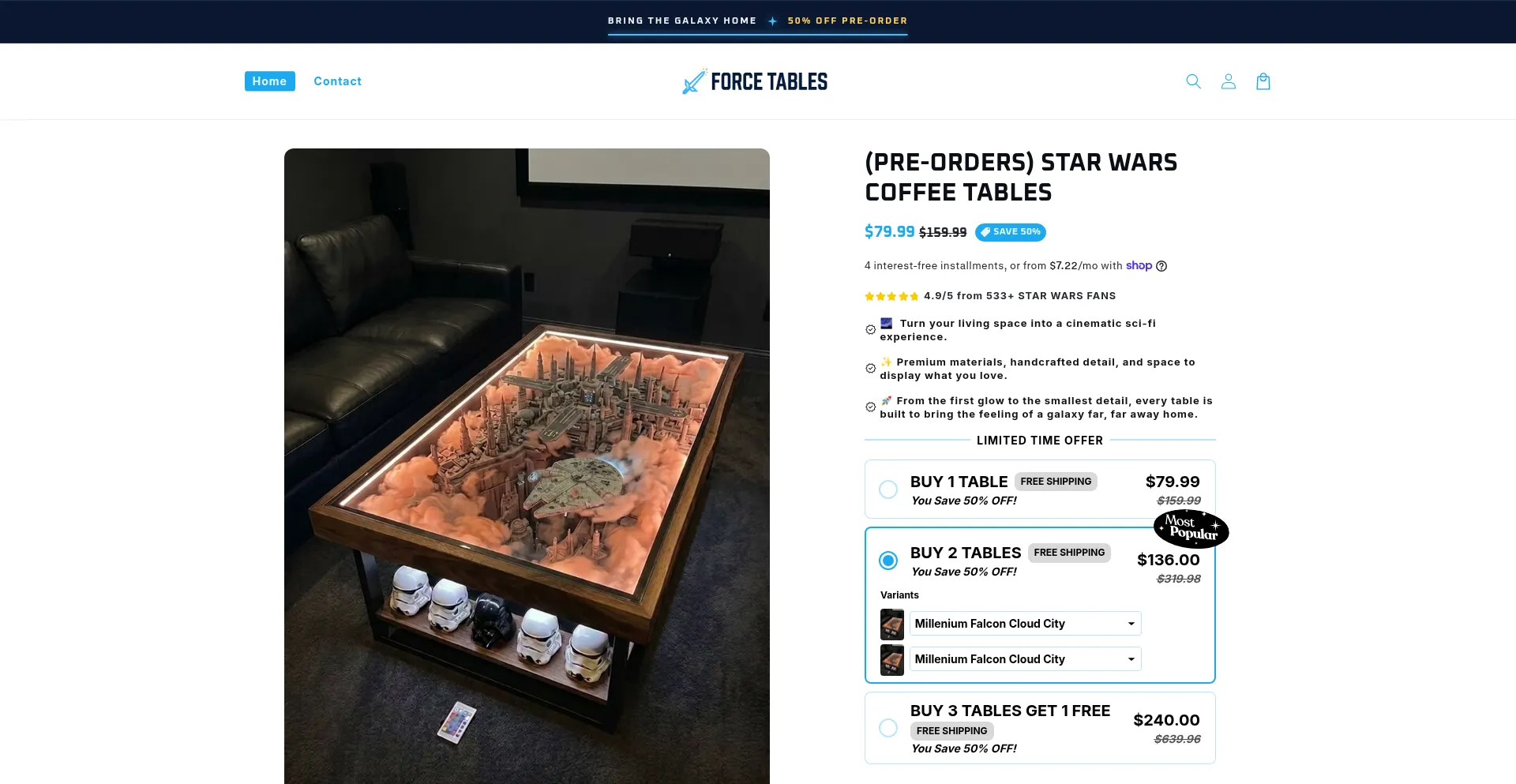 Forcetables.store