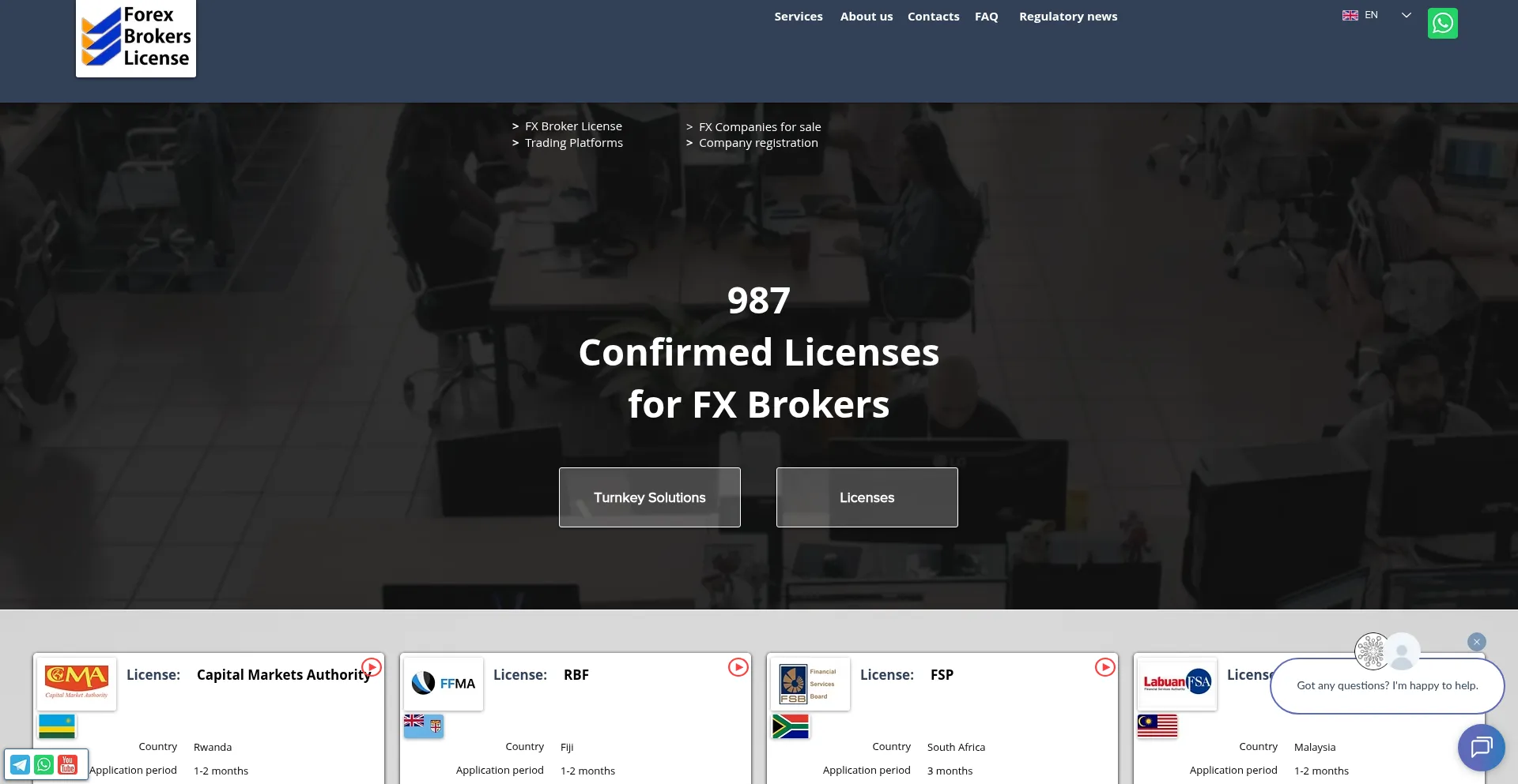 Website screenshot of Forexbrokersalliance.com