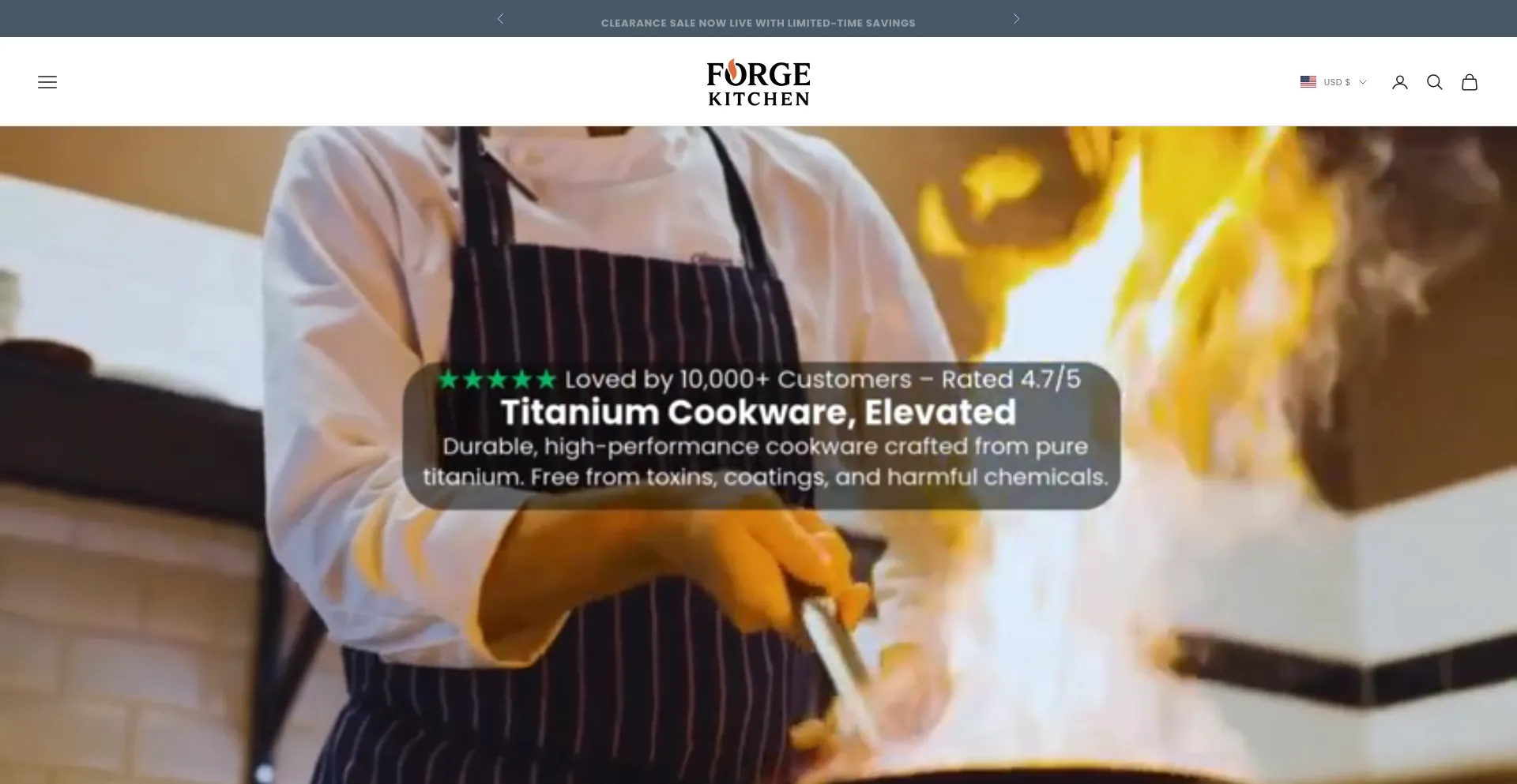 Forgekitchensupplies.com Screenshot