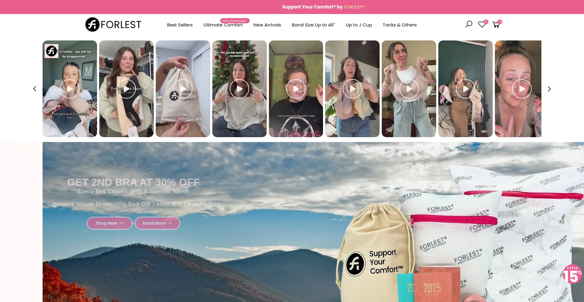 Website screenshot of Forlest.com