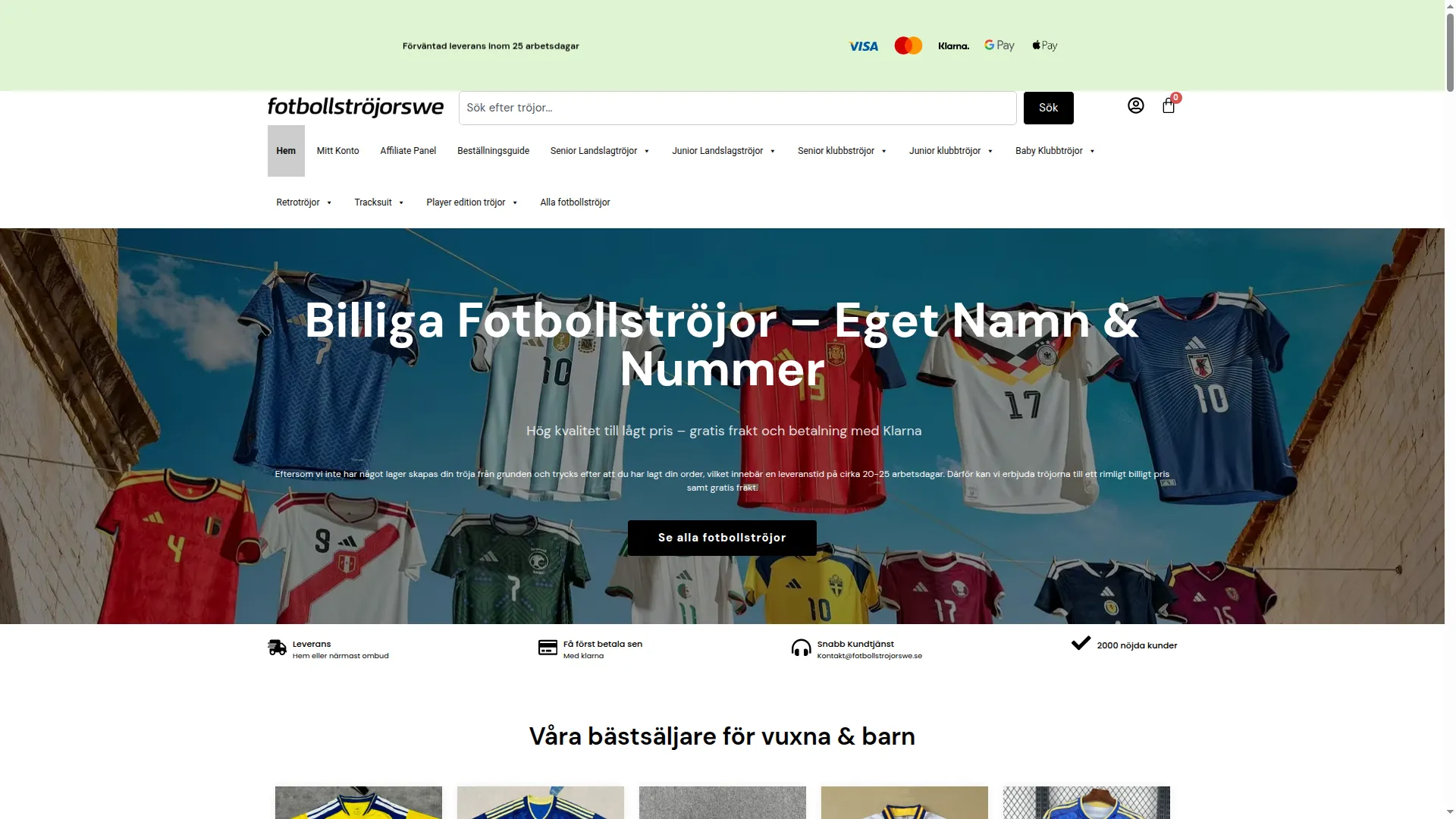 Fotbollstrojorswe.se