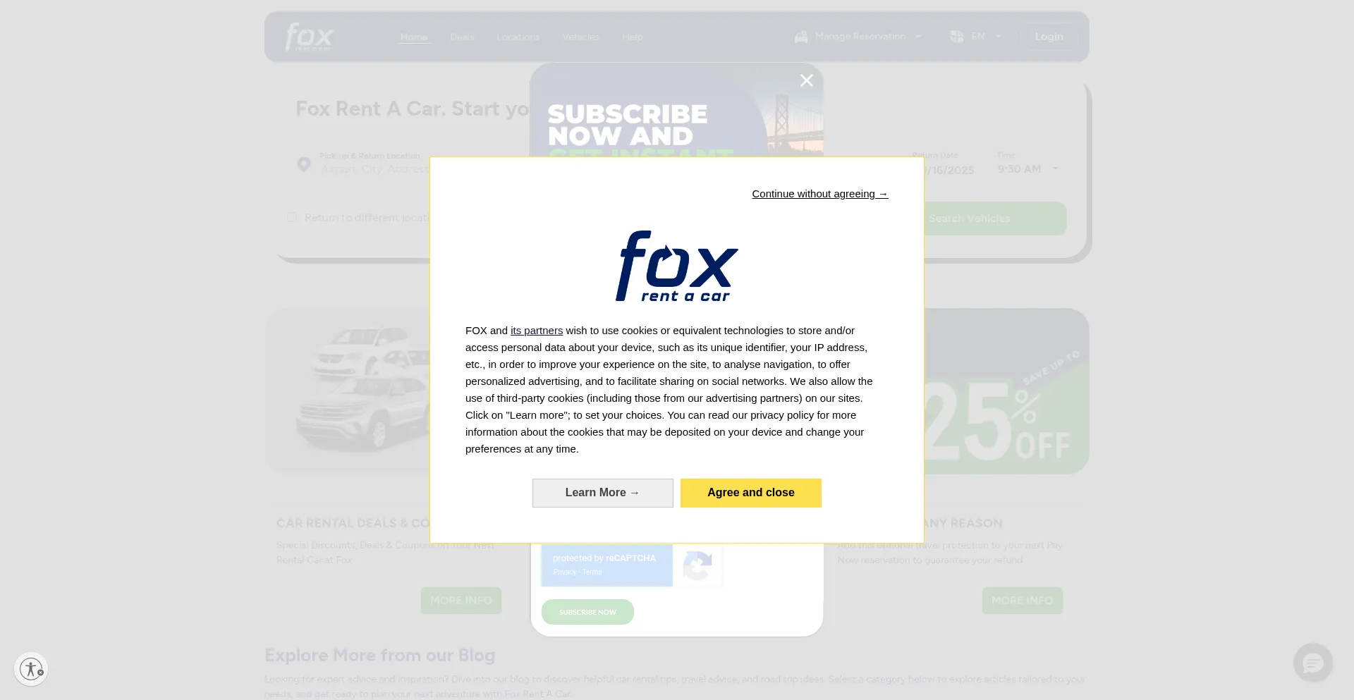 Ist Foxrentacar.com sicher und vertrauenswürdig?
