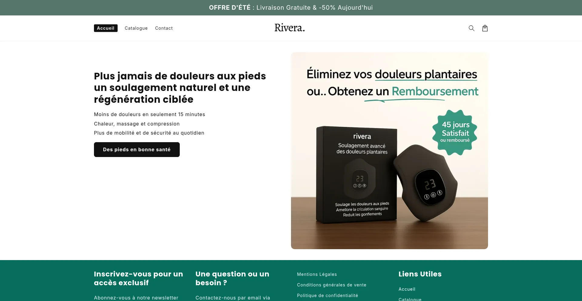 Website screenshot of Fr-rivera.com